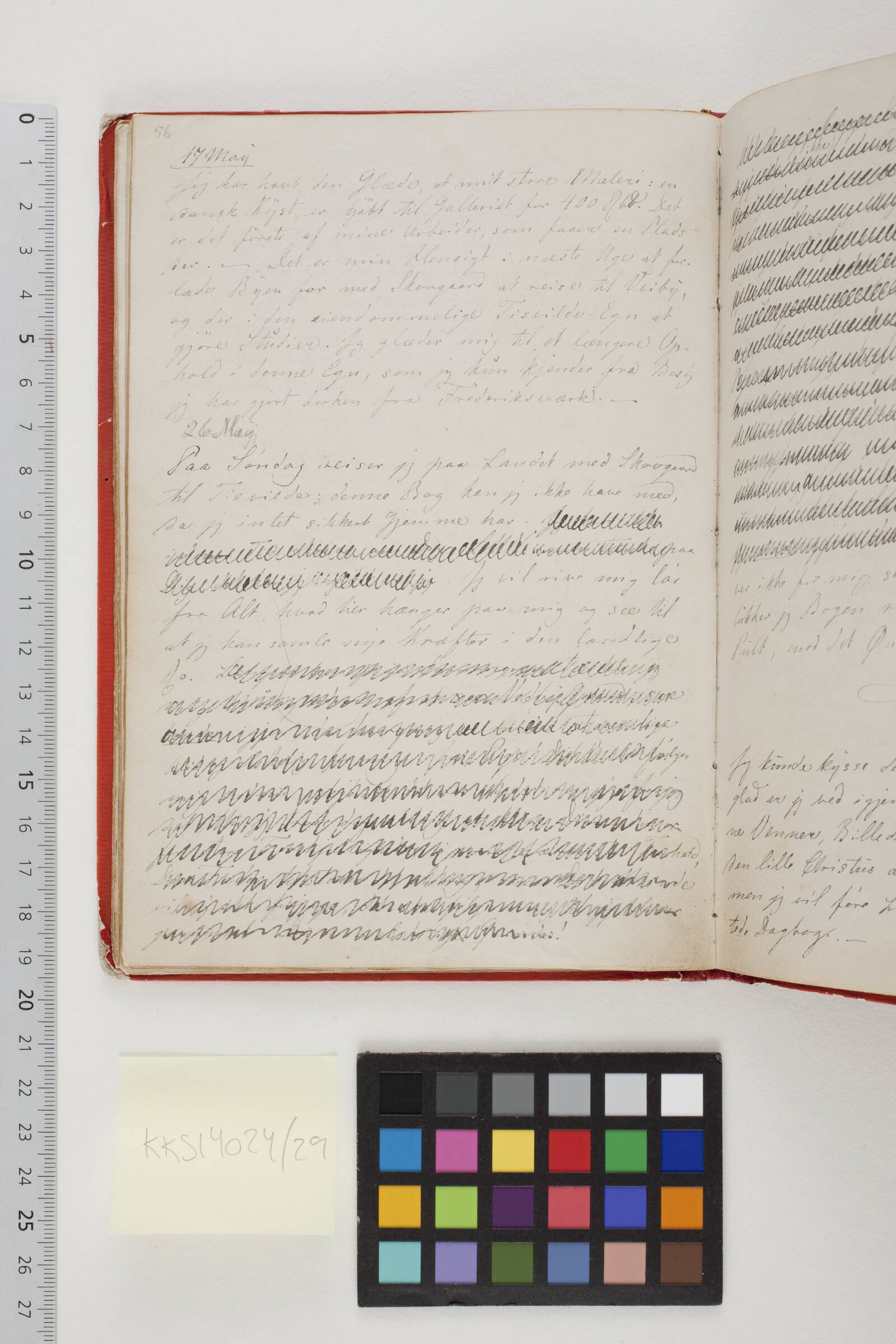 Dagbog. Side 55, Johan Thomas Lundbye, 1843