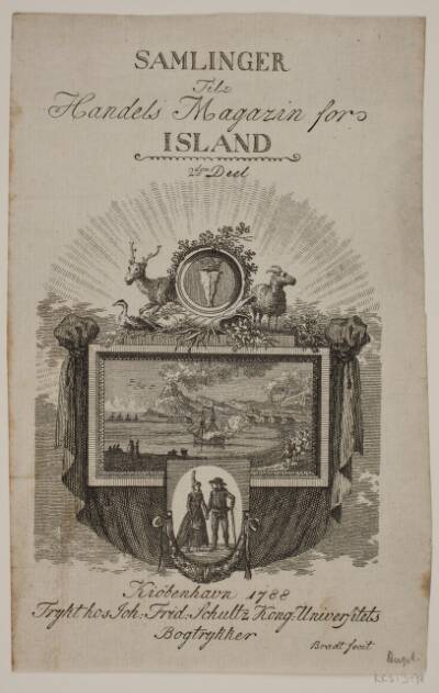 Titelblad til "Handelsmagazin for Island", 2. del