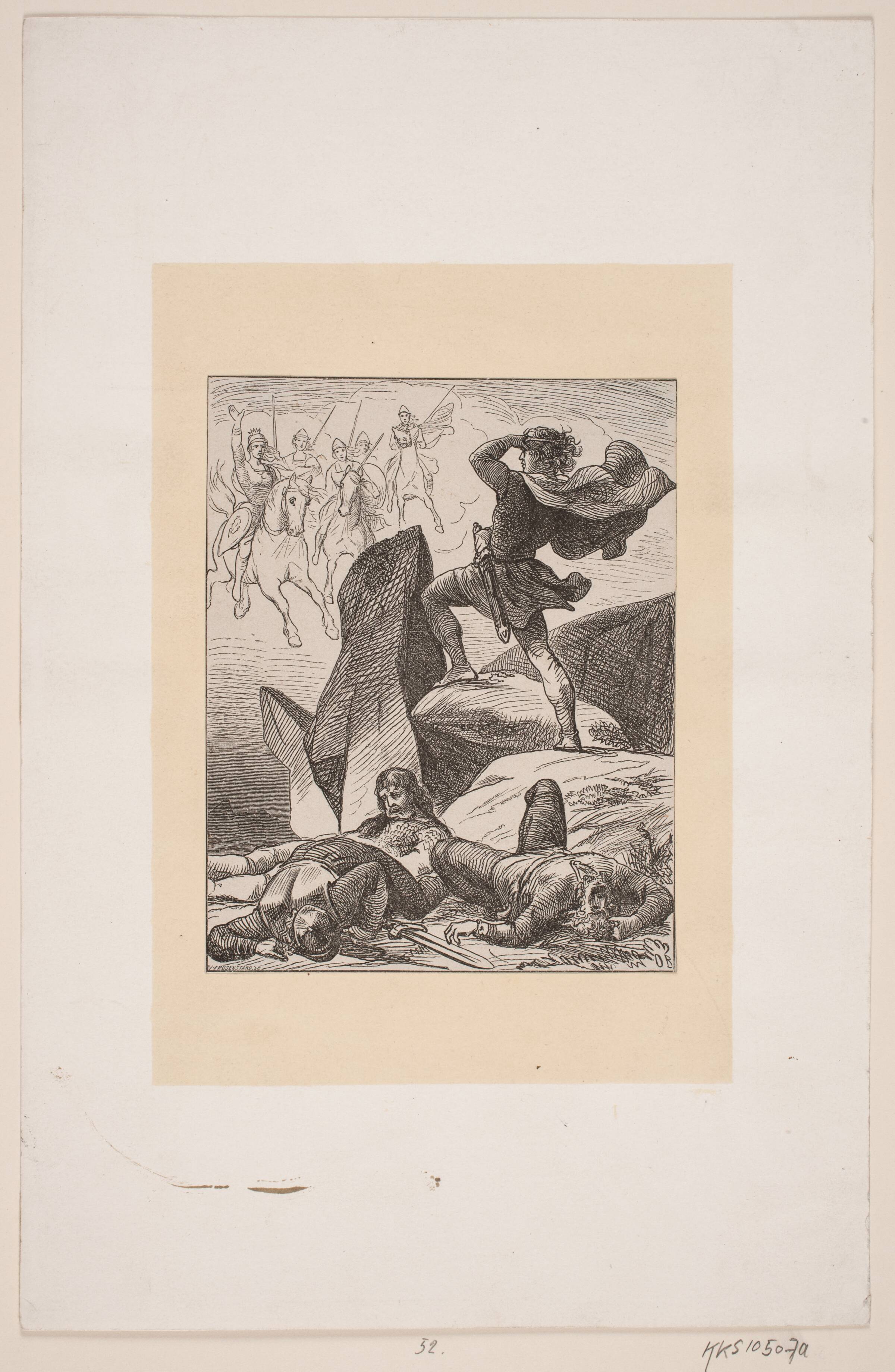 Helge Hundigbanes syn, Johan Frederik Rosenstand, 1865