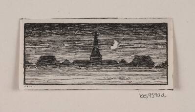 Vignette til H. Hertz' "Posthuset i Hirschholm"