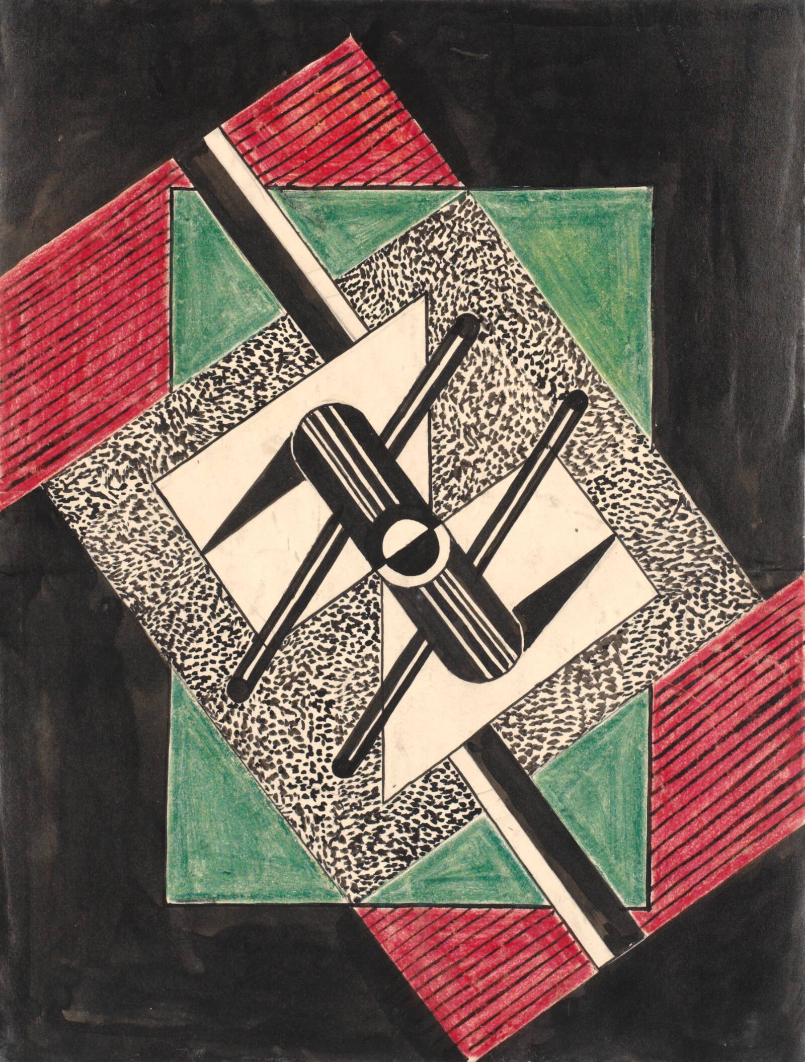Abstraktion, Wilhelm Freddie, 1928-1929