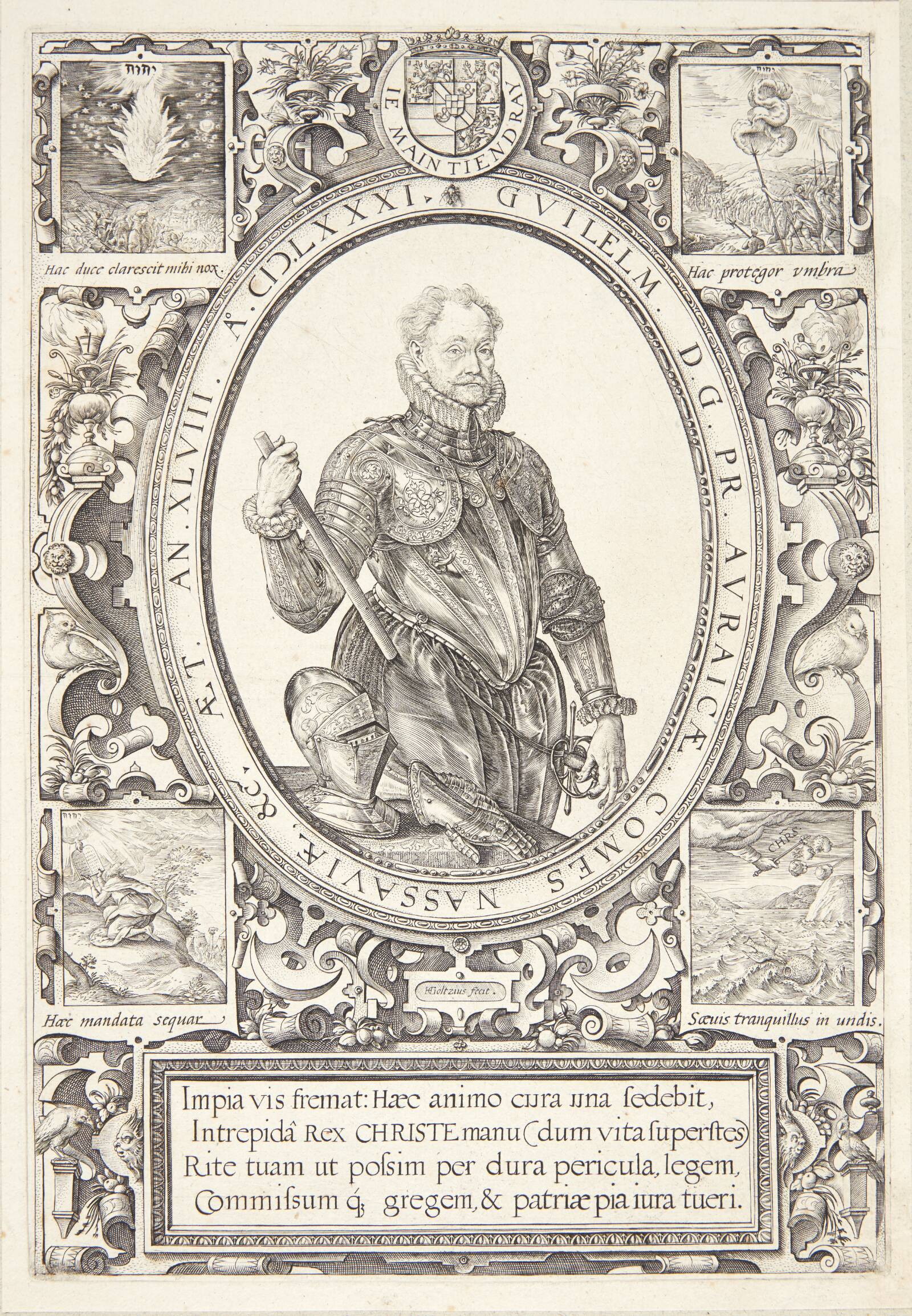 Vilhelm af Oranien, Hendrick Goltzius, 1581