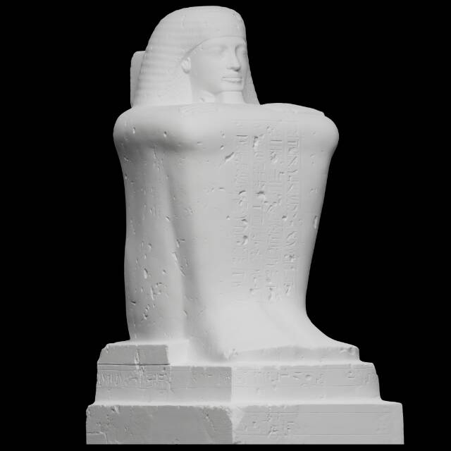 Bakenkhons, prophet of Amun and master builder 3D model by SMK, National Gallery of Denmark