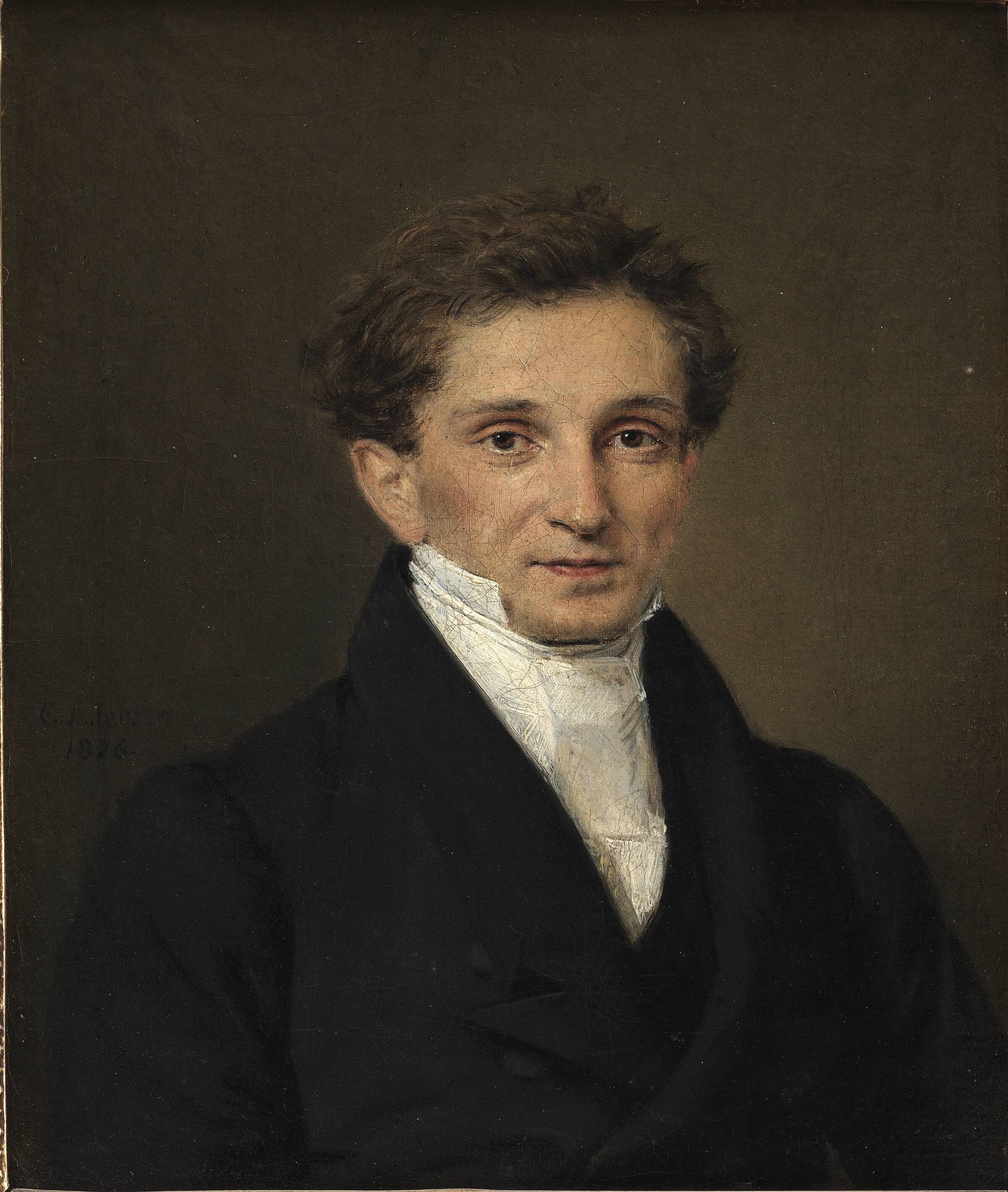 Johannes Søbøtker Hohlenberg, Leder af den danske handelsstation i Serampore nær Calcutta, C.A. Jensen, 1826