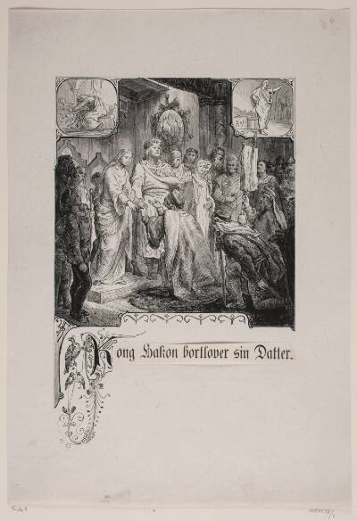 Kong Haakon bortlover sin datter