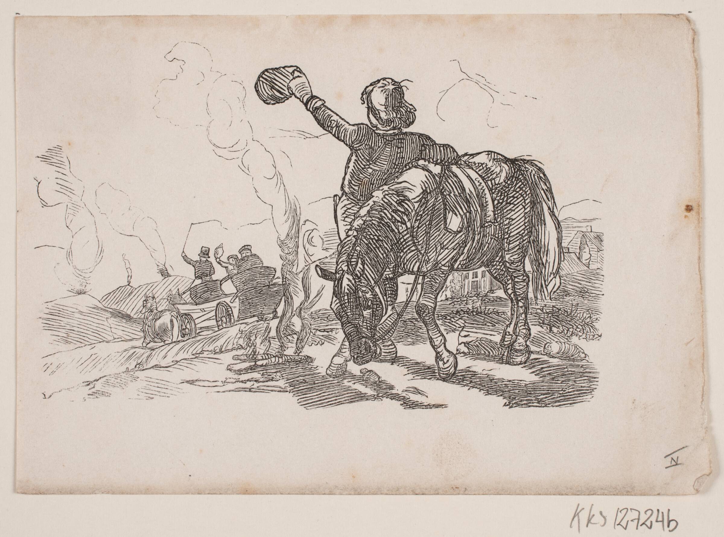 Illustration til Kennedy, Anna Ross, Johan Frederik Rosenstand, 1820-1887