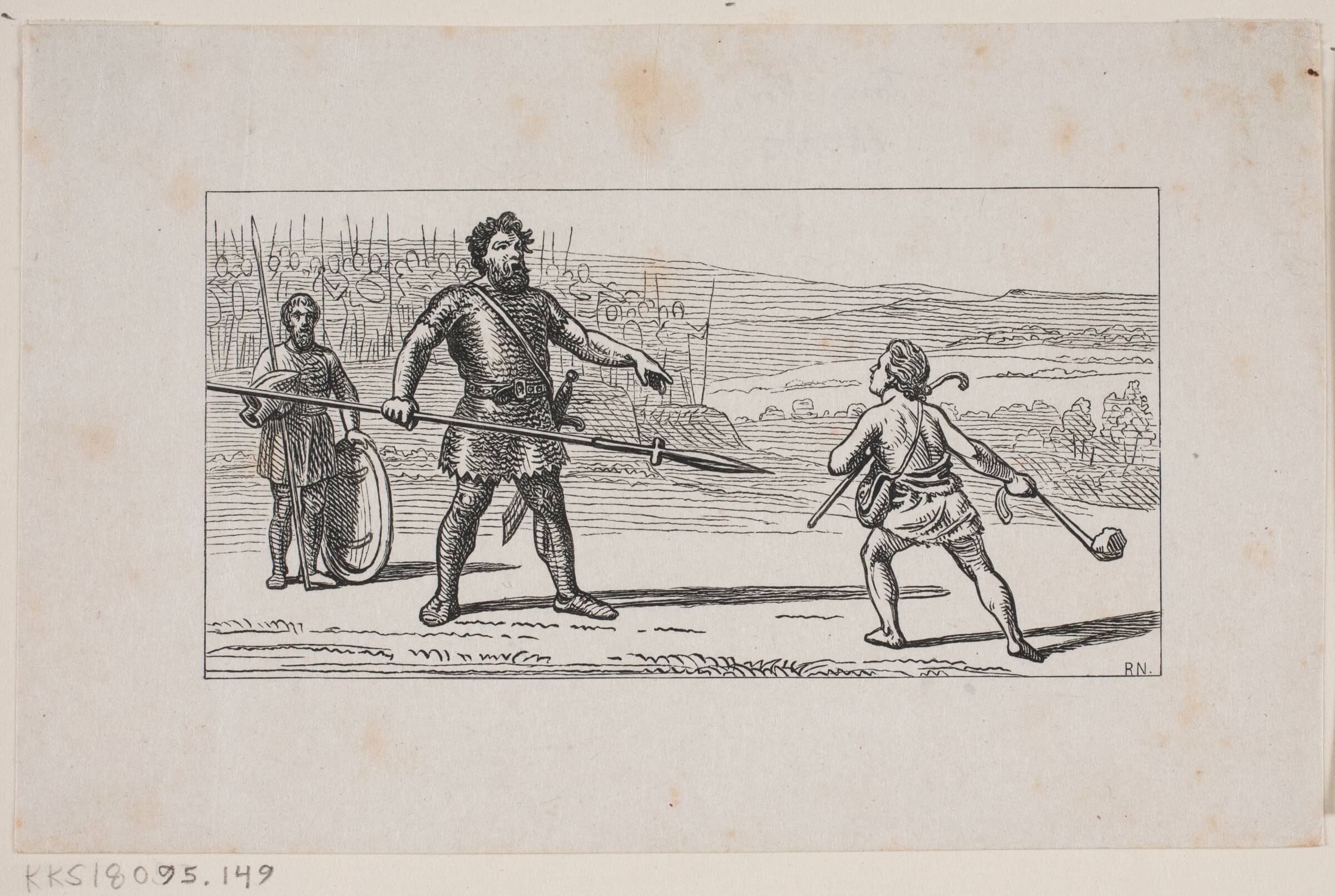 Prøvetryk til Chr. Winthers A.B.C., H.P. Hansen, 1863