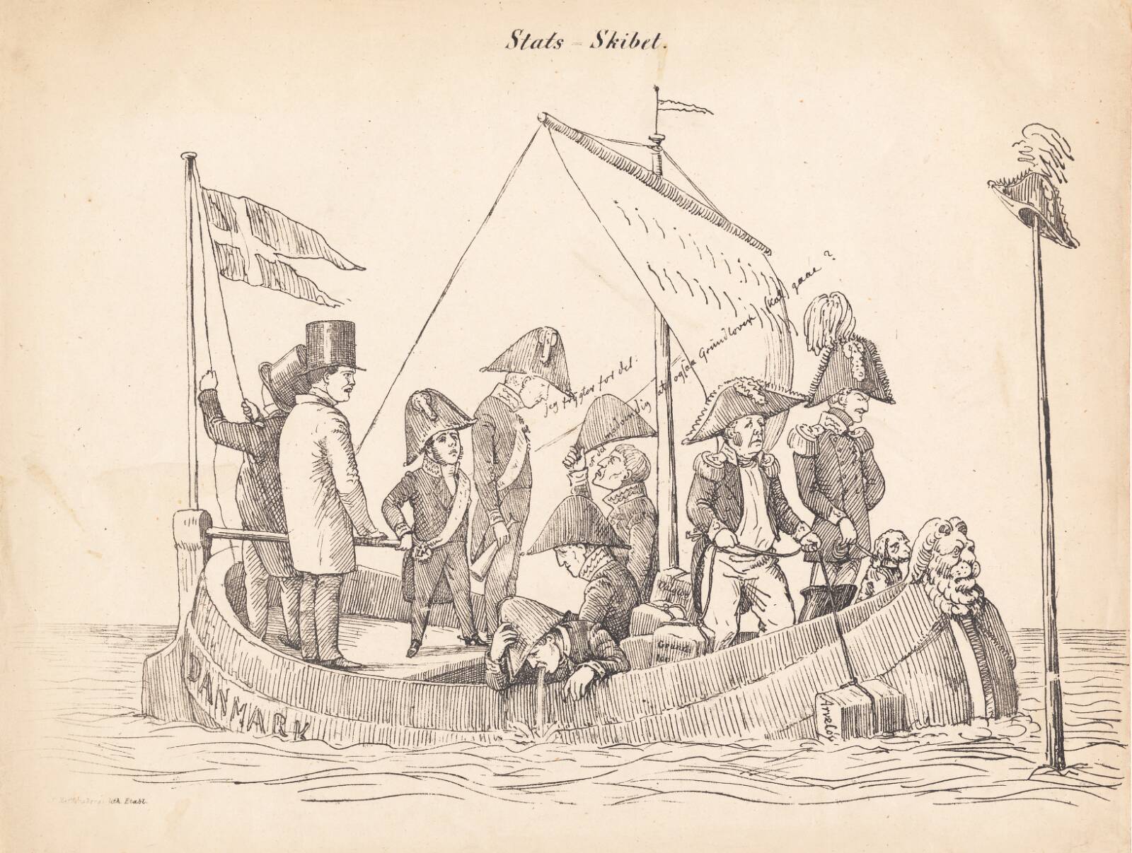 Statsskibet, P.C. Skovgaard, 1852
