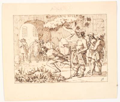 Illustration til St. St. Blicher, De tre Helligaftener