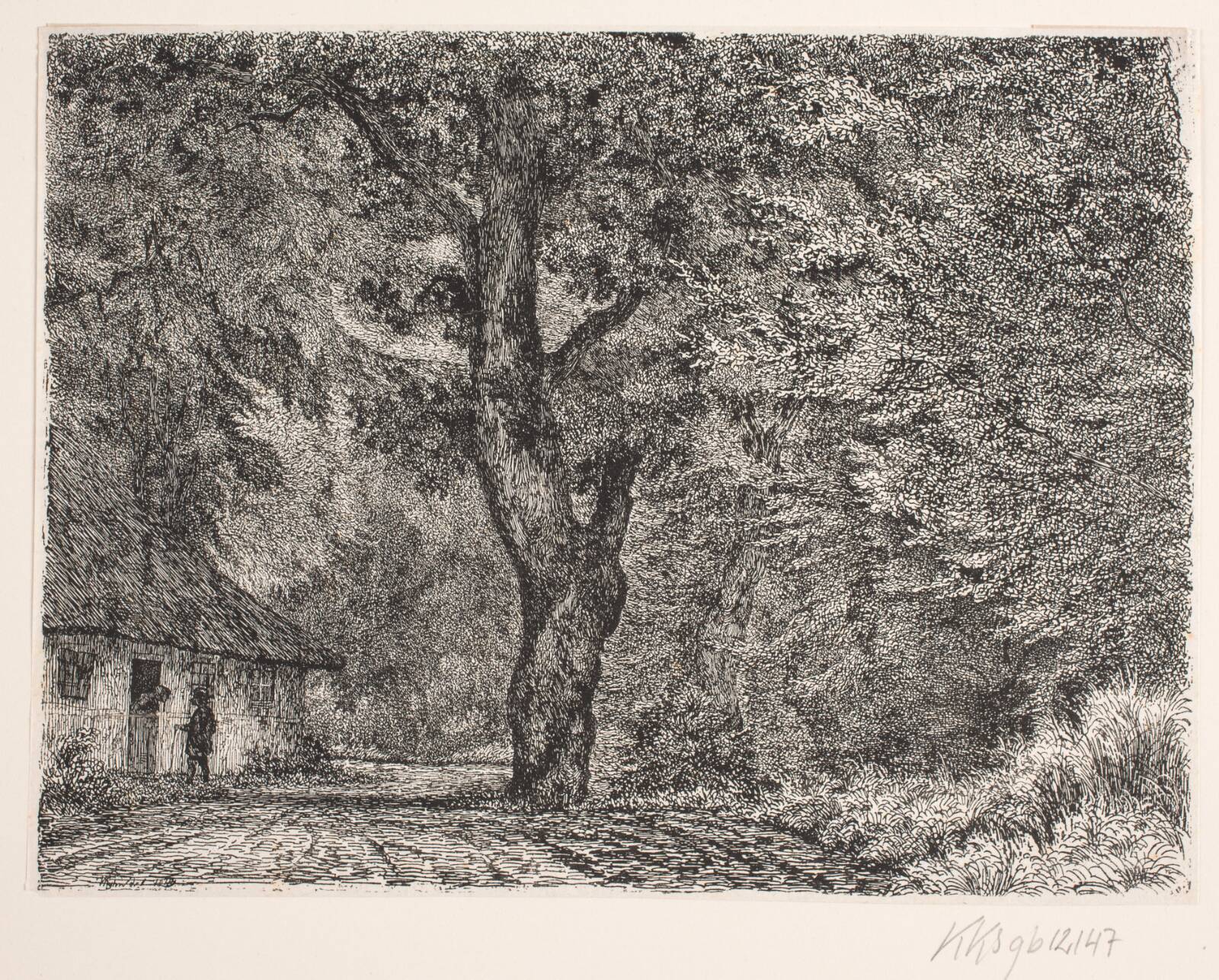 Huset i skoven, Vilhelm Kyhn, 1849