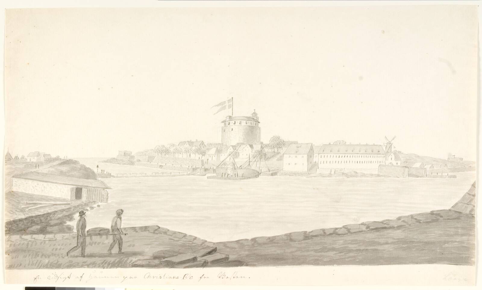Christiansøe, Søren L. Lange, 1818
