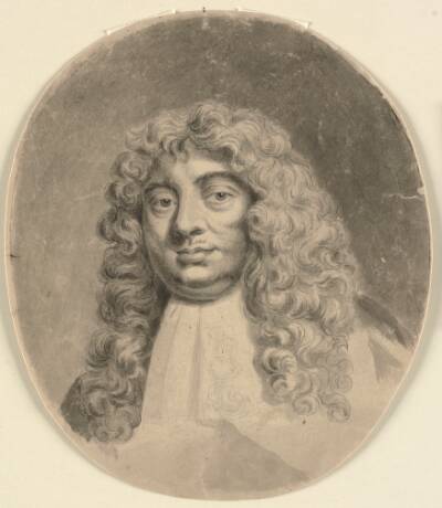 Portræt af en mand. Brystbillede. Kopi efter et portræt fra det 17. årh. (The Earl of Lauderdale?)