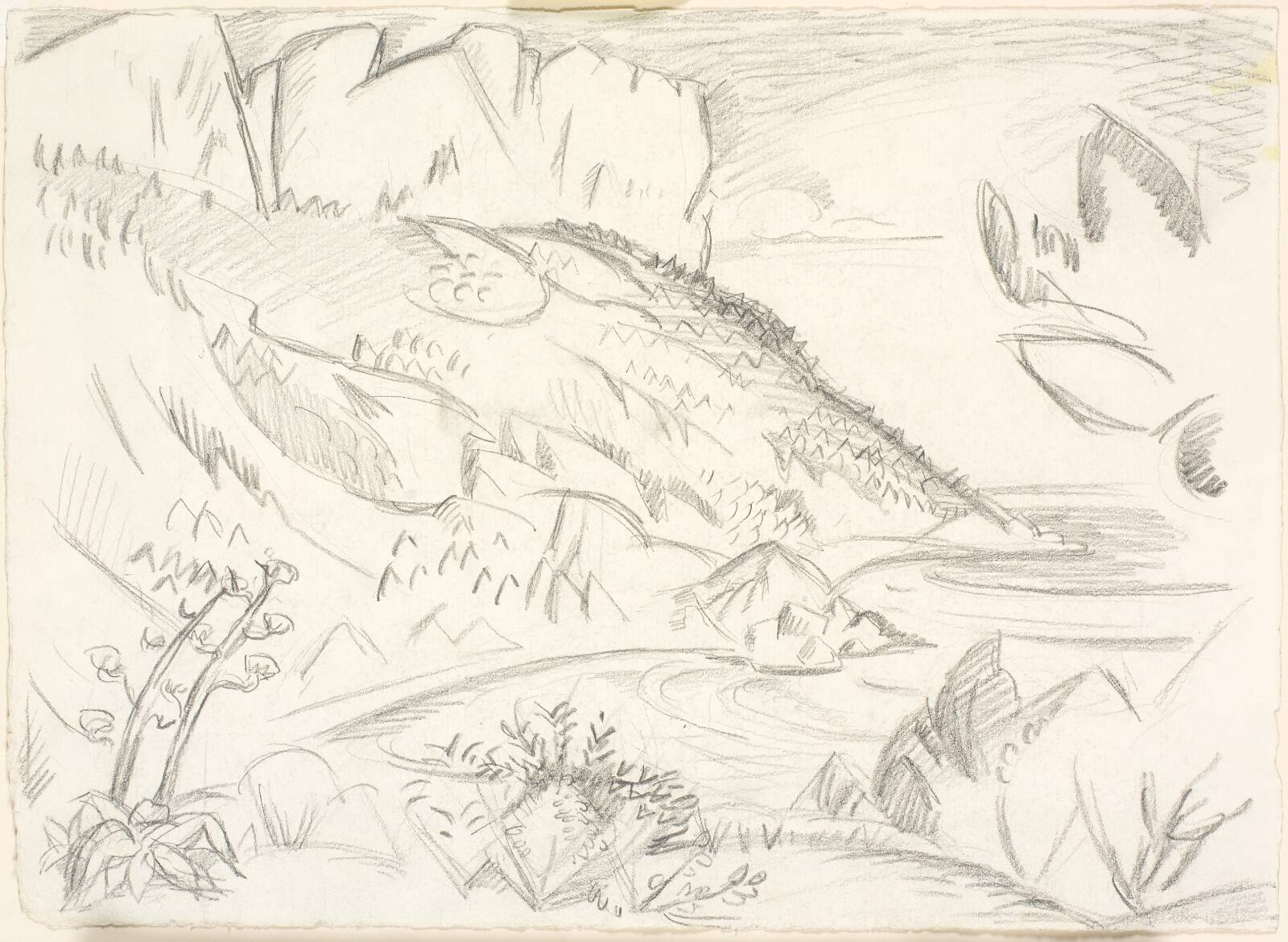 Cap Canaille ved Cassis, Emile Othon Friesz, 1909