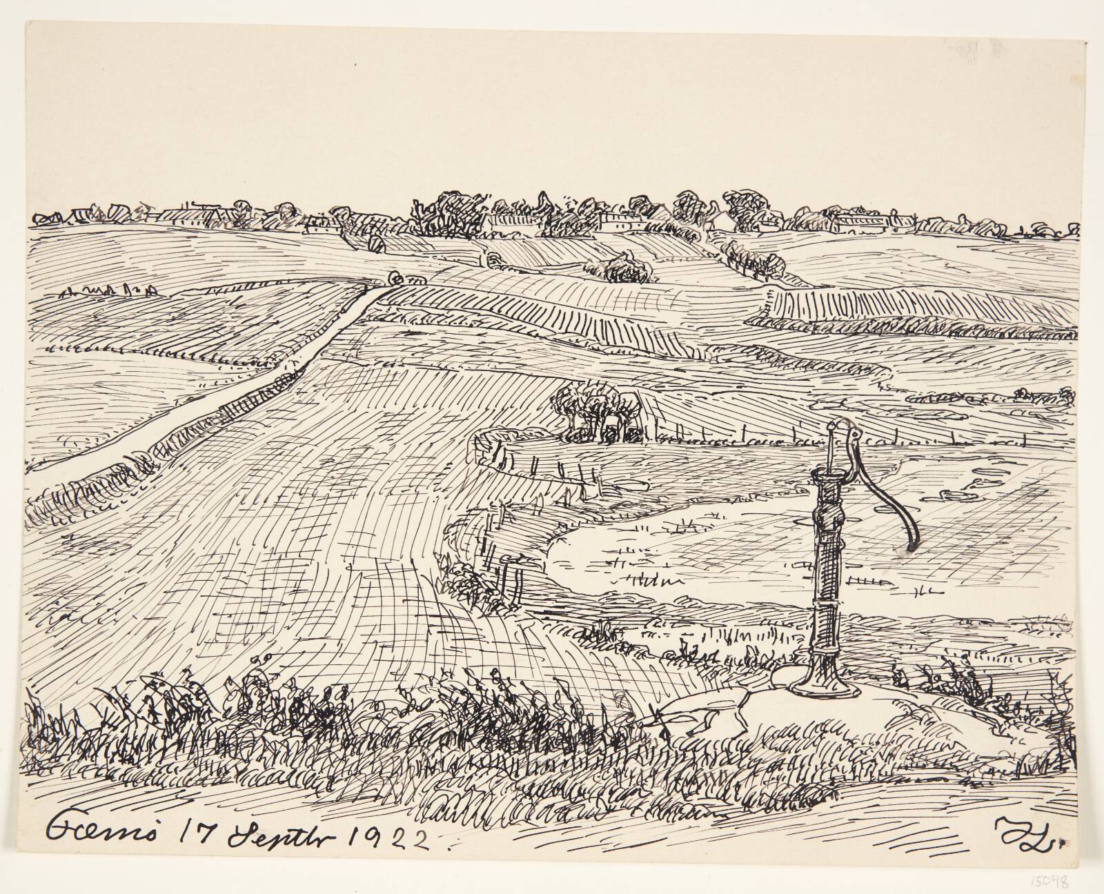 Marker. Femø, Johannes Larsen, 1922