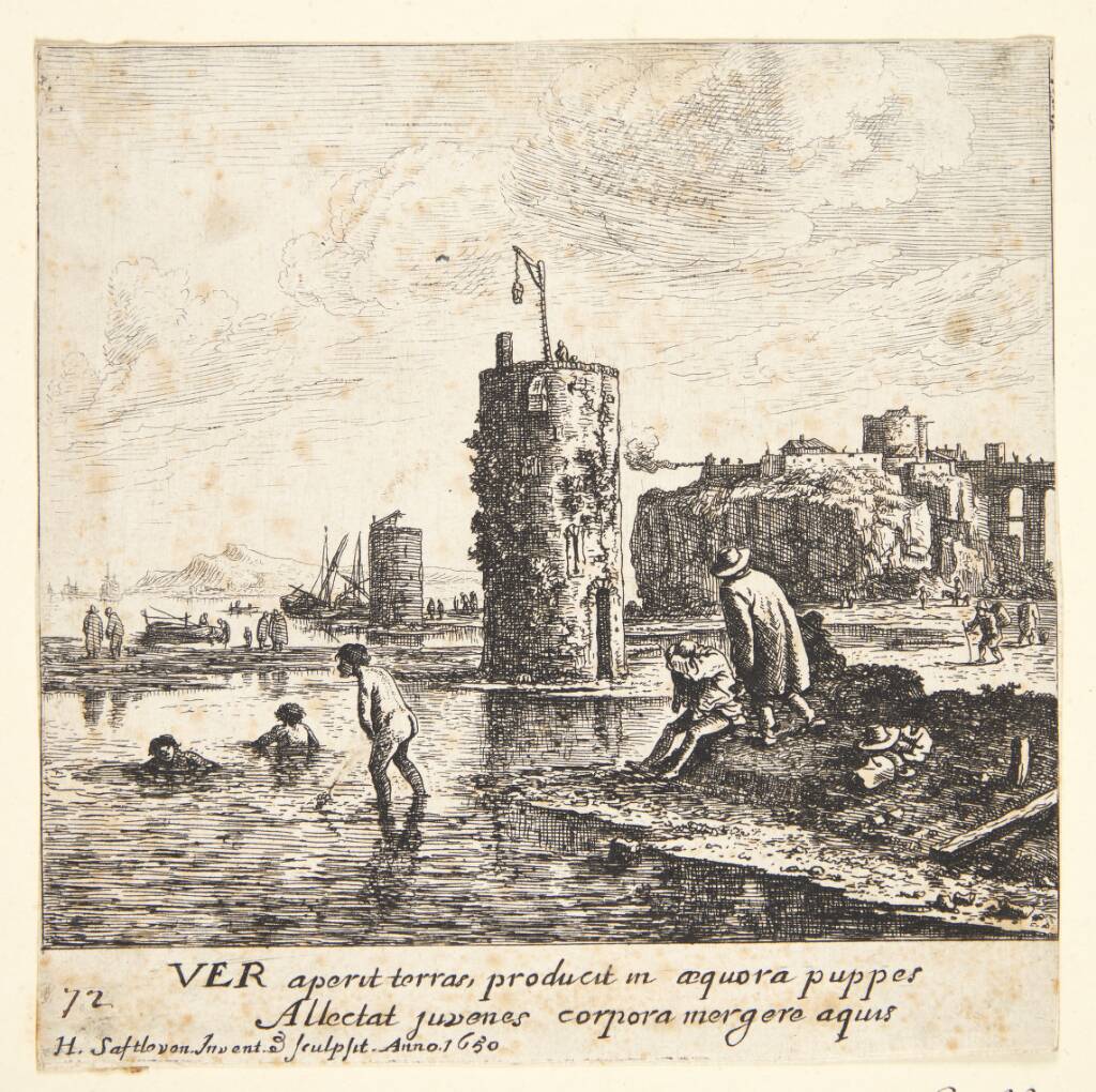Forår, Herman Saftleven, 1650