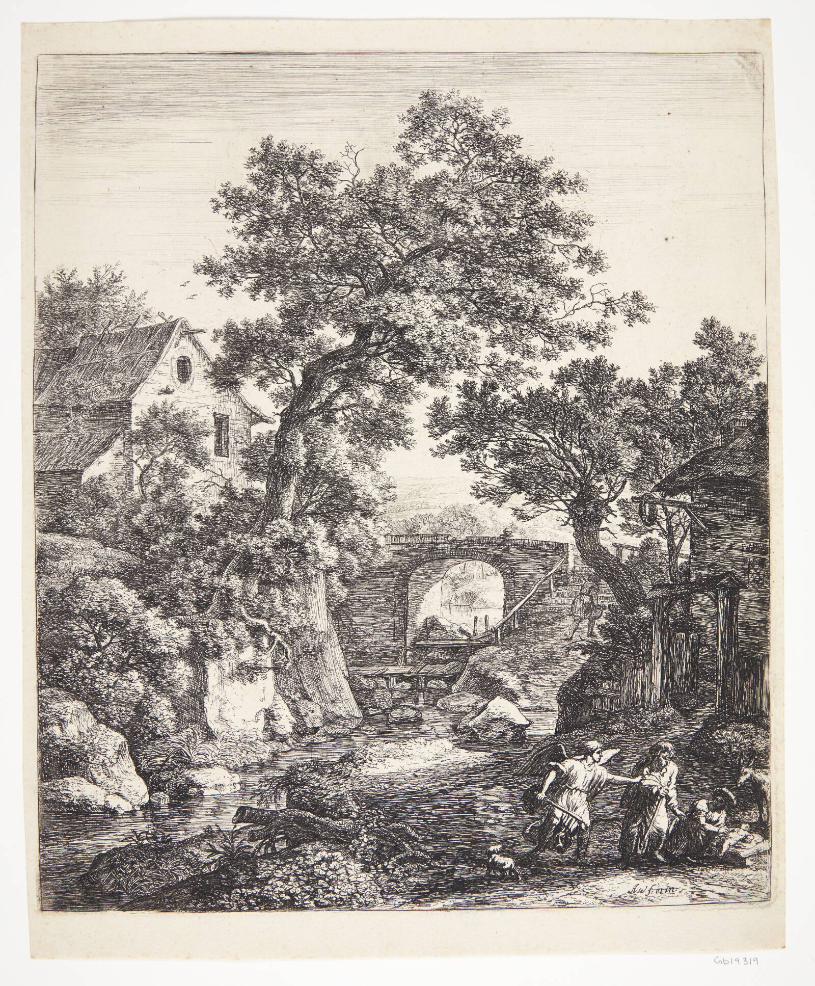 Sippora omskærer sin søn, Anthonie Waterloo, 1610-1690