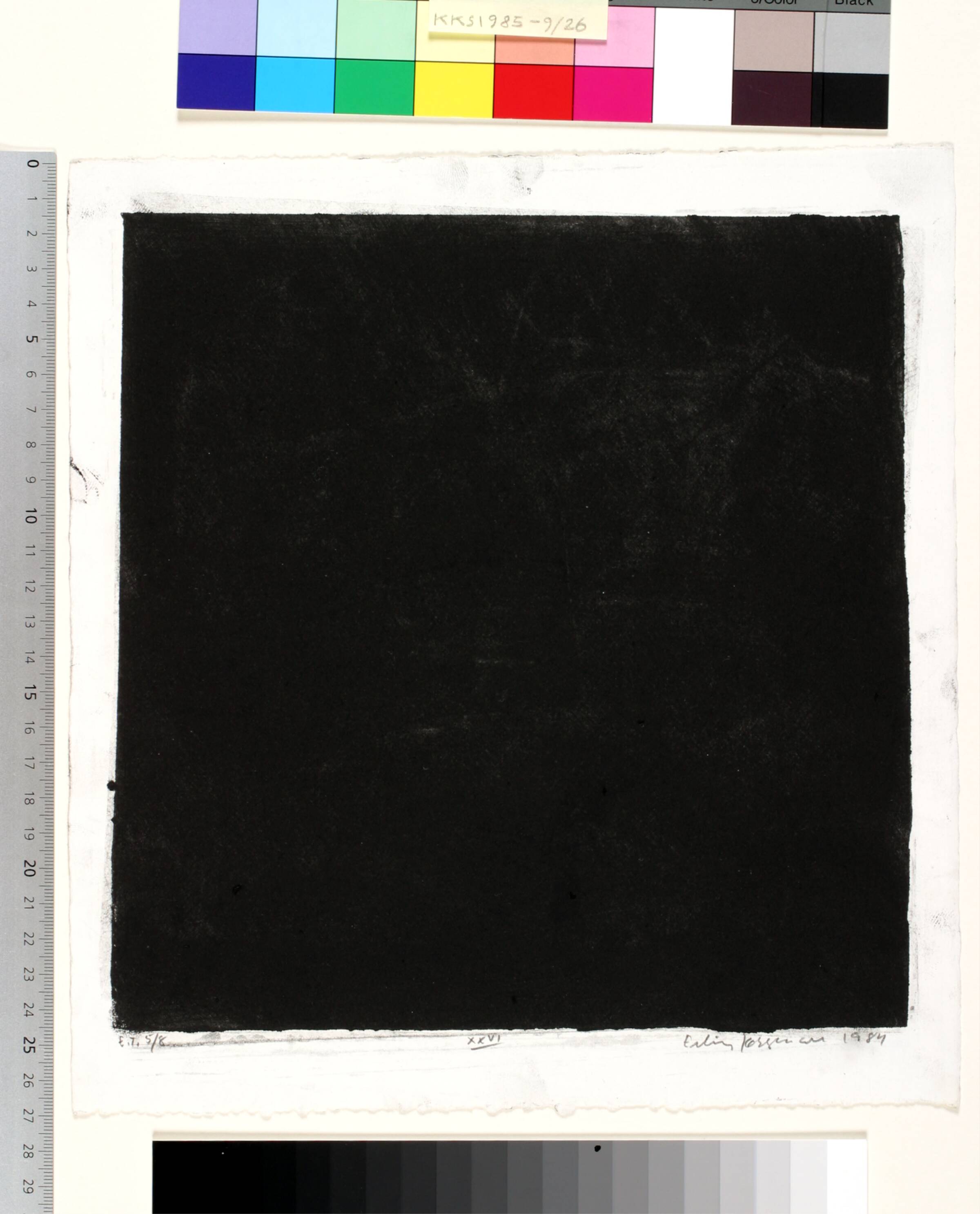 Dagbogsblad XXVI, Erling Jørgensen, 1984
