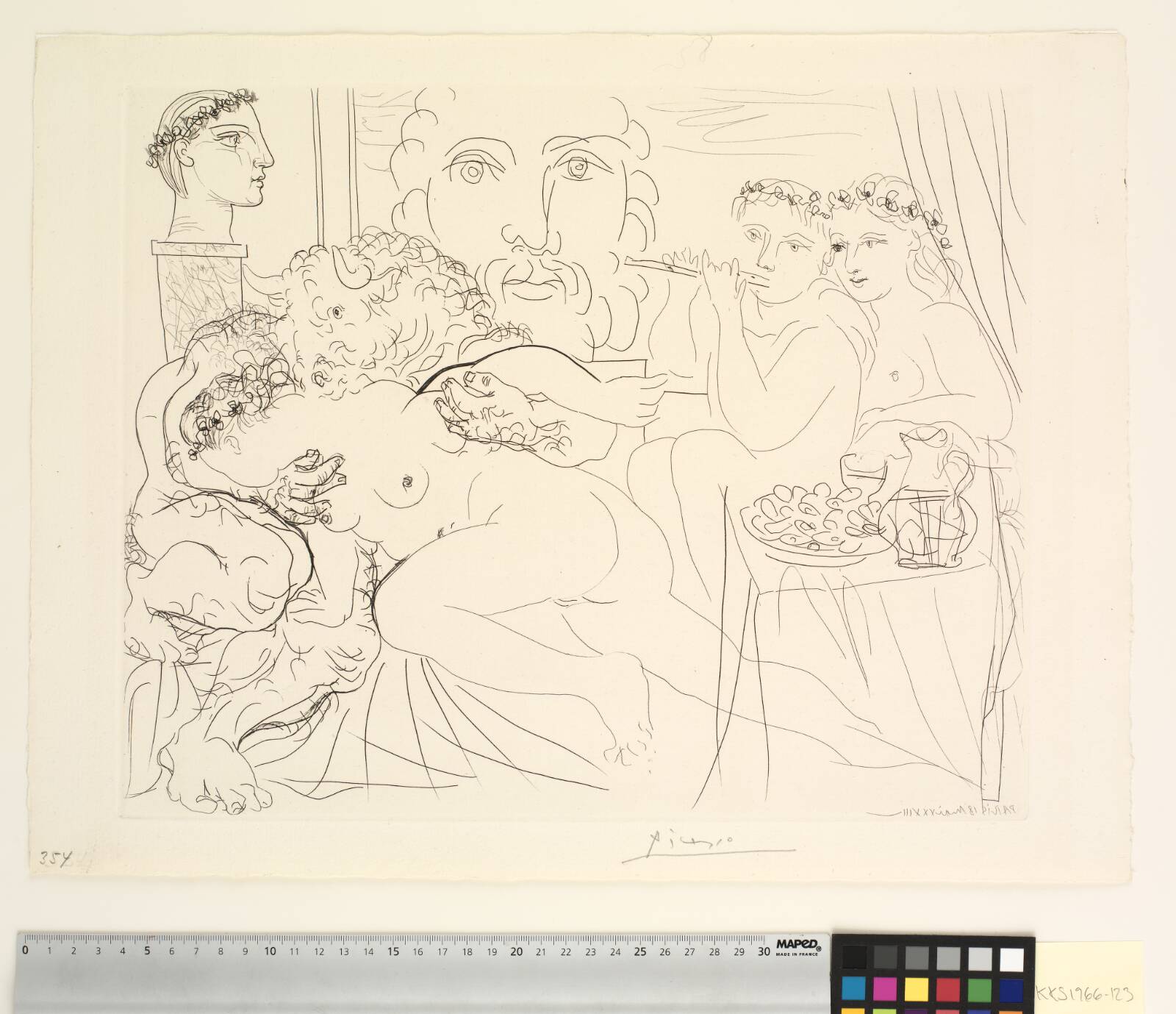 Blotter (Buvard), Pierre Alechinsky, 1964