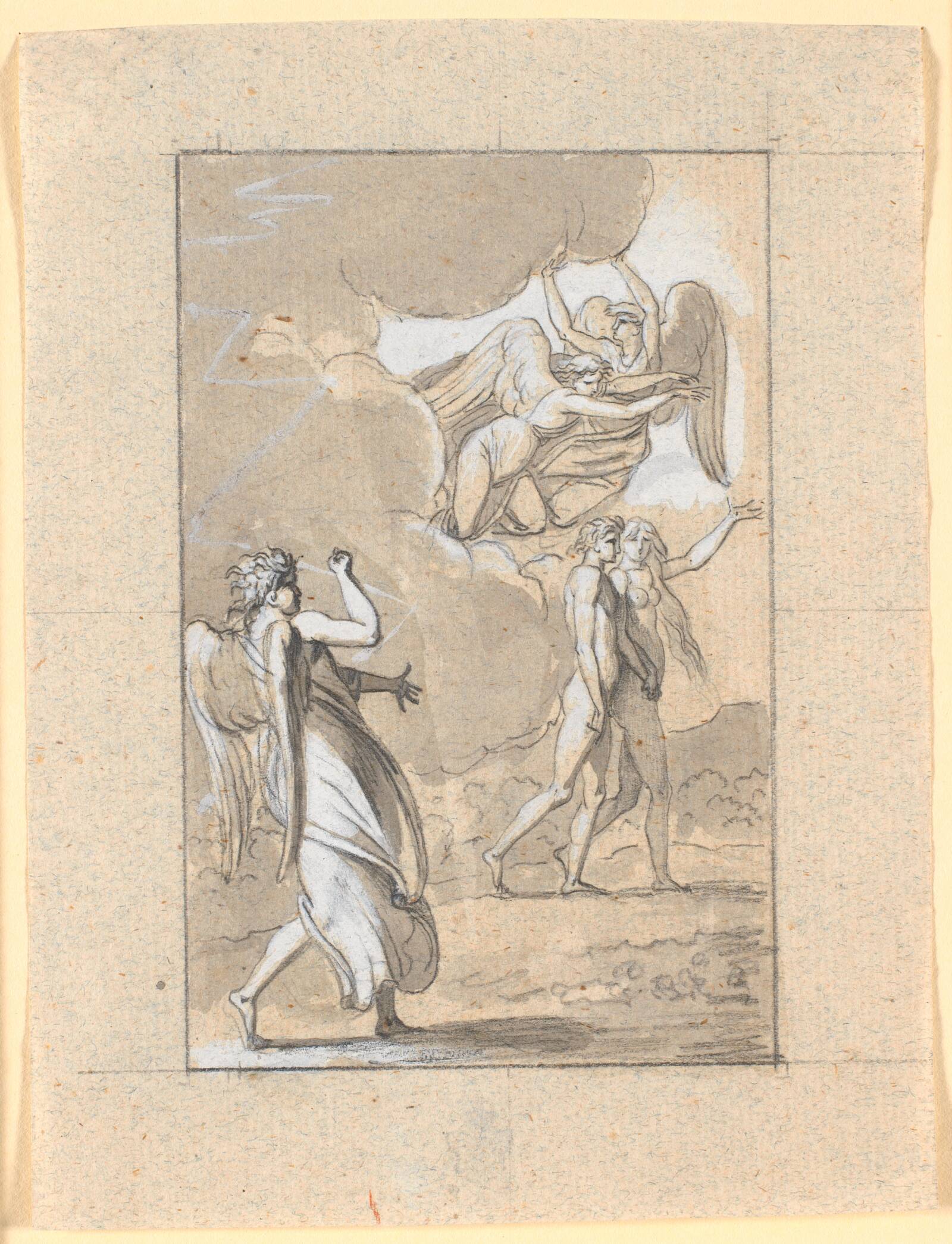 Uddrivelsen af Paradiset, Nicolai Abildgaard, 1777-1780