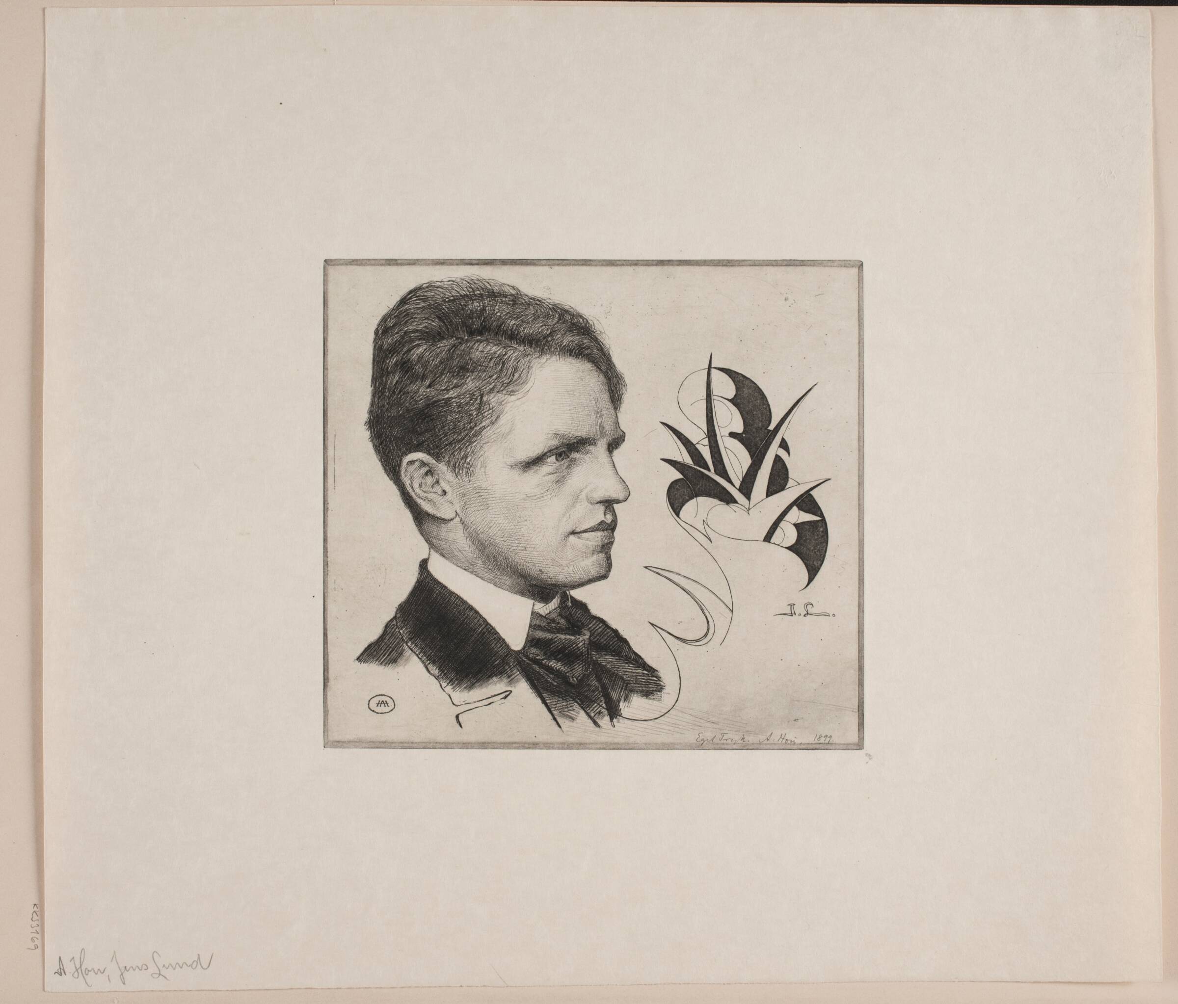 Maleren Jens Lund, Axel Hou, 1899