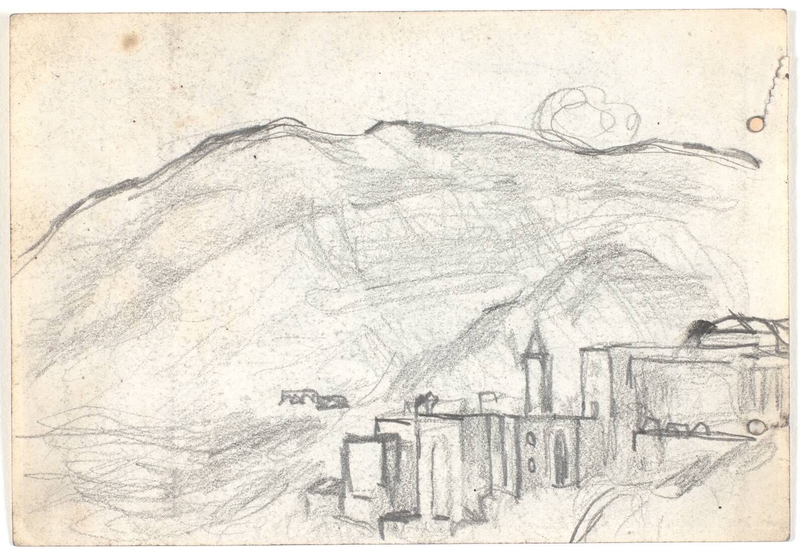 Bjerglandskab fra Spanien?, Isakson, Karl, 1905-1908