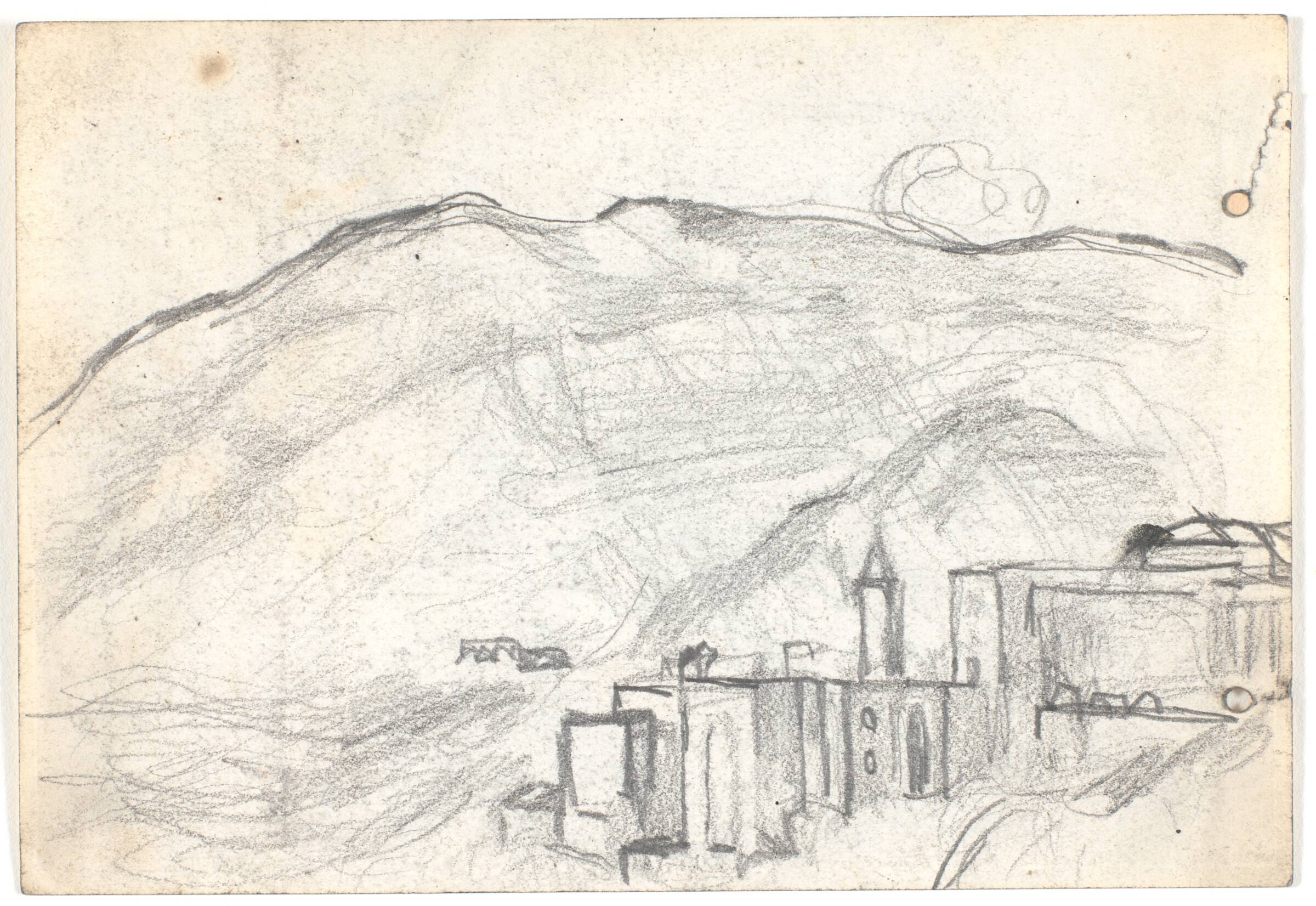 Bjerglandskab fra Spanien?, Isakson, Karl, 1905-1908