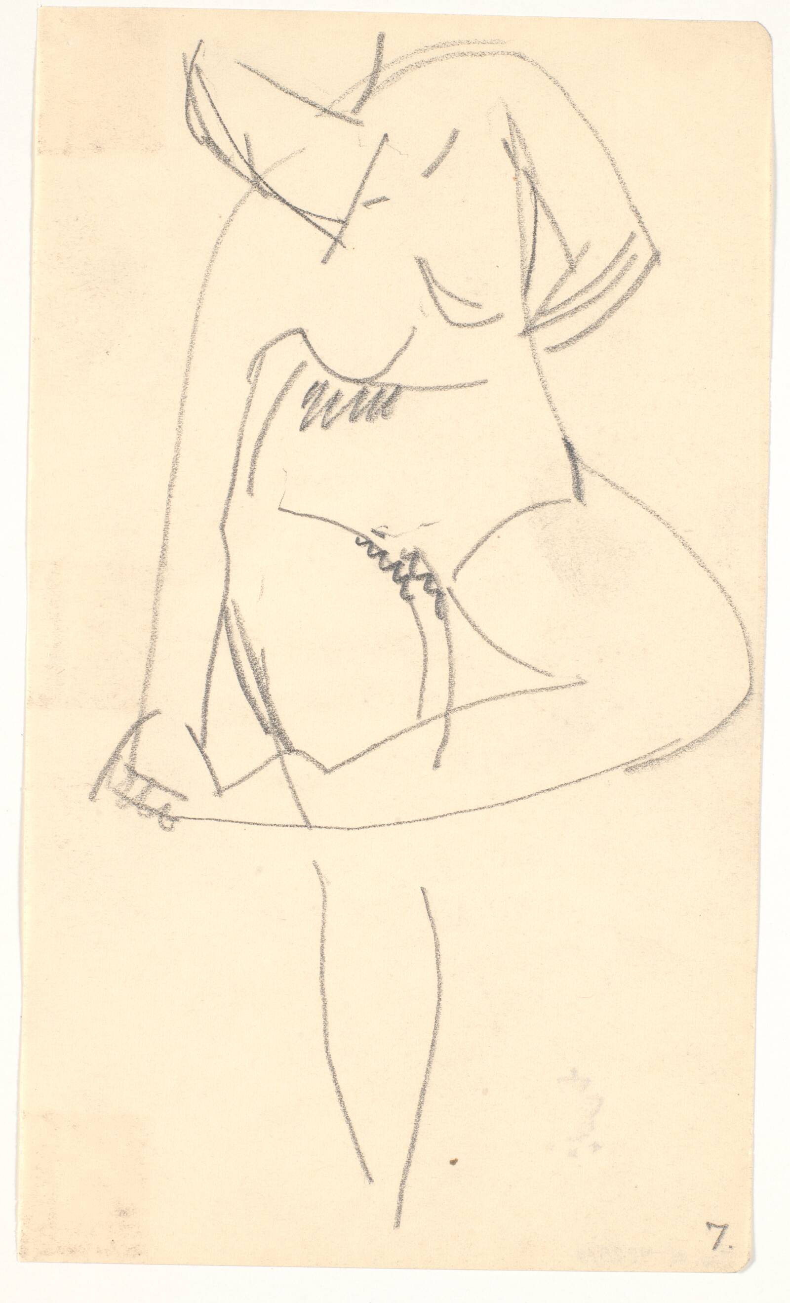 Stående model, Isakson, Karl, 1914-1915