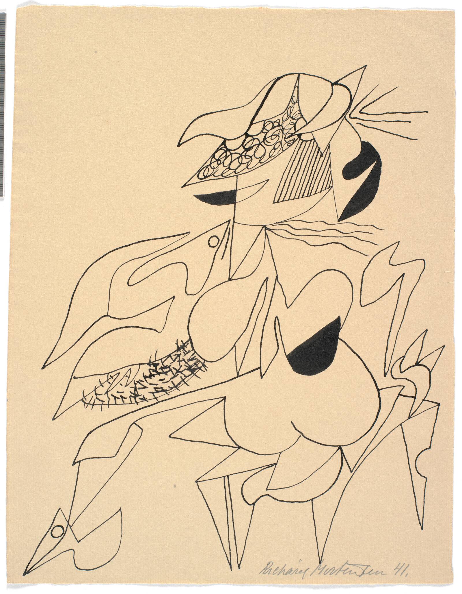 Kvindelig figuration, Richard Mortensen, 1939-1941