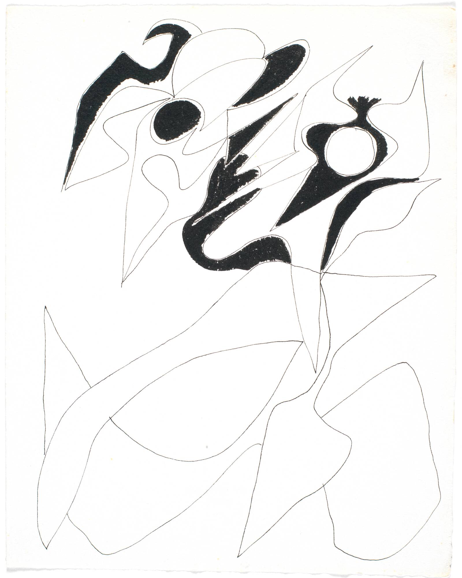 Botanisk figuration, Richard Mortensen, 1940