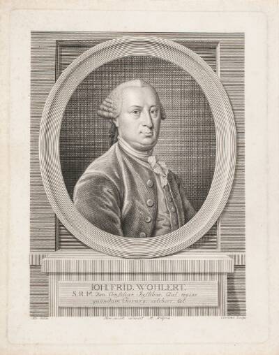 Portræt af Hofkirurg Hans Friedrich Wohlert