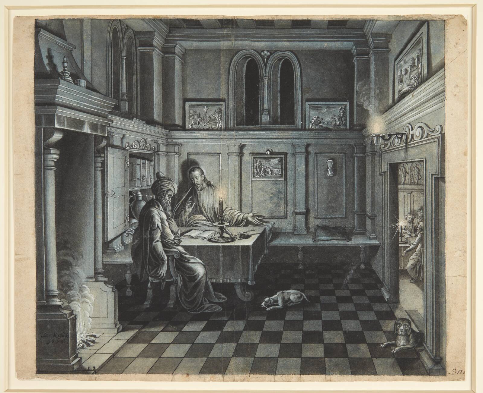 Kristus og Nikodemus, Johan Keyll, 1674
