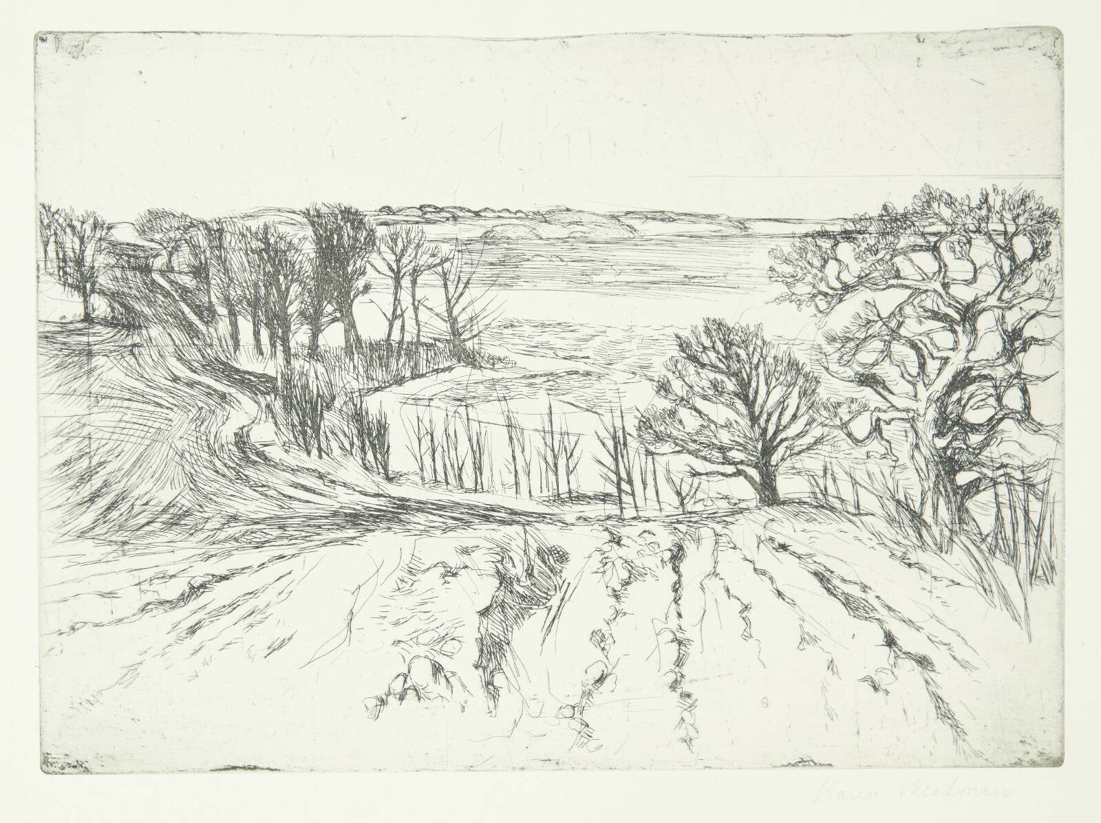Ved Esrom sø, Karen Westman, 1954