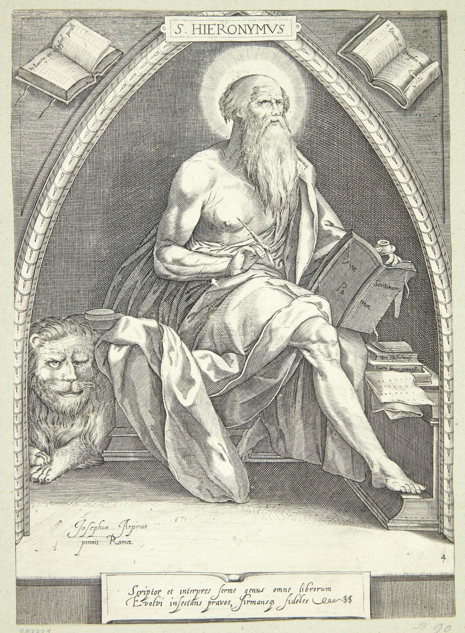 Kirkefædrene, Jacob Matham, 1571-1631