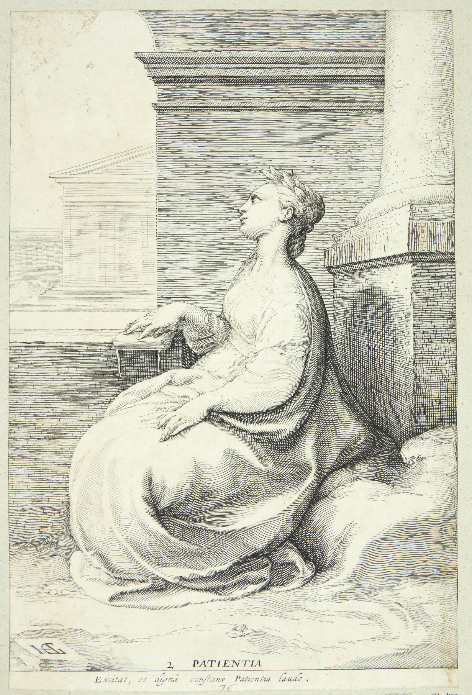 Tålmodighed (Patientia), Jan Saenredam, 1615