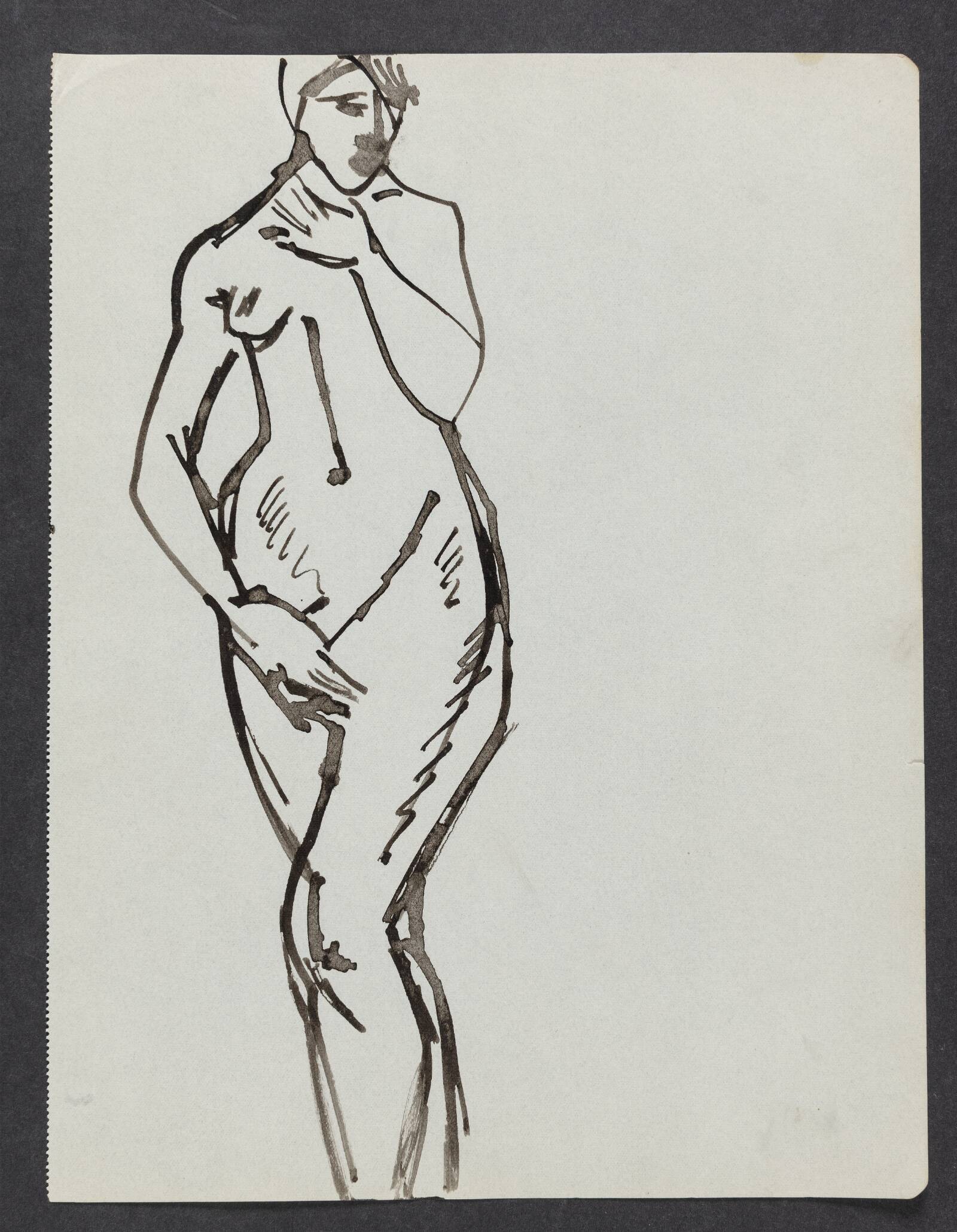Modelstudie, Astrid Holm, 1876-1937