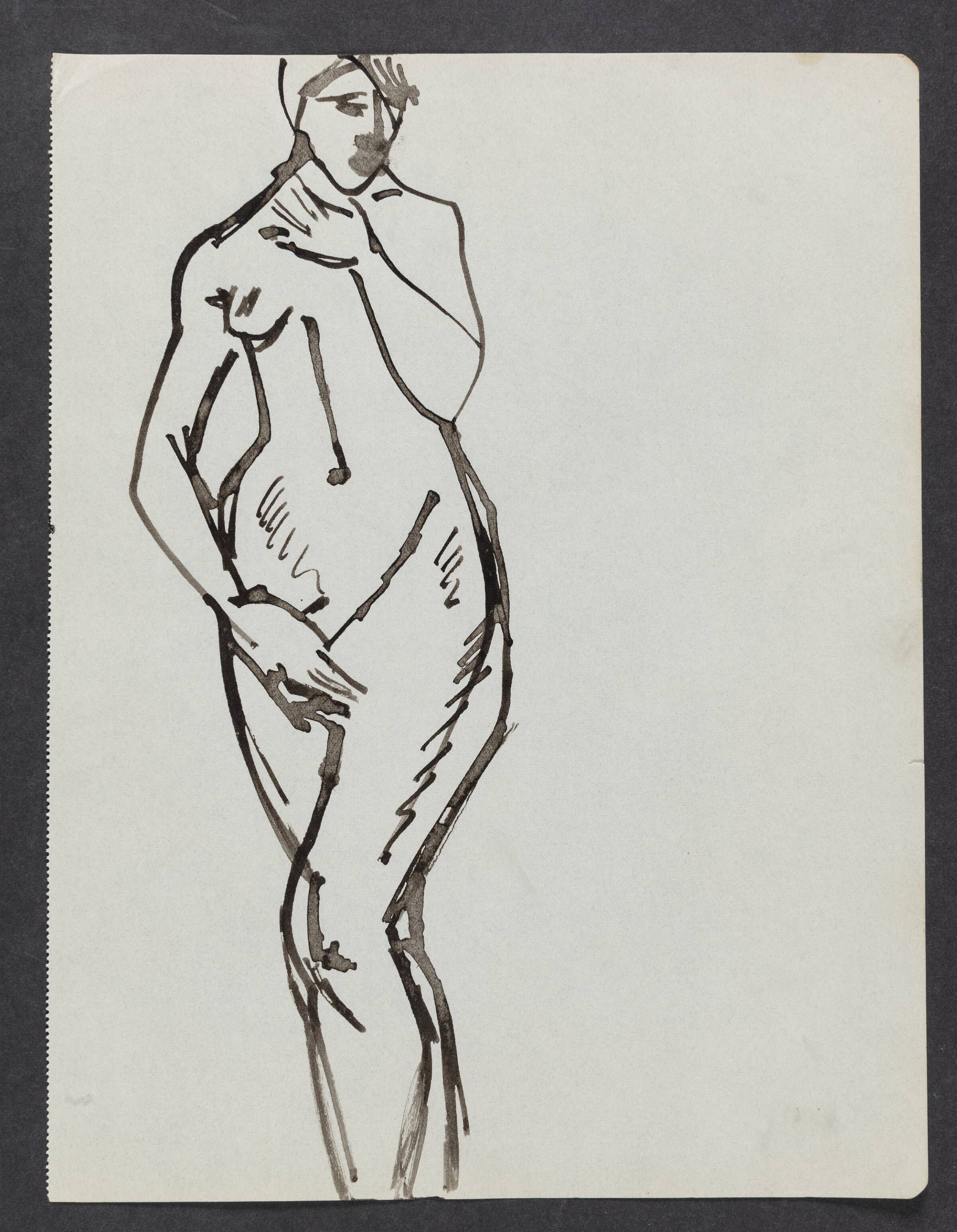Modelstudie, Astrid Holm, 1876-1937