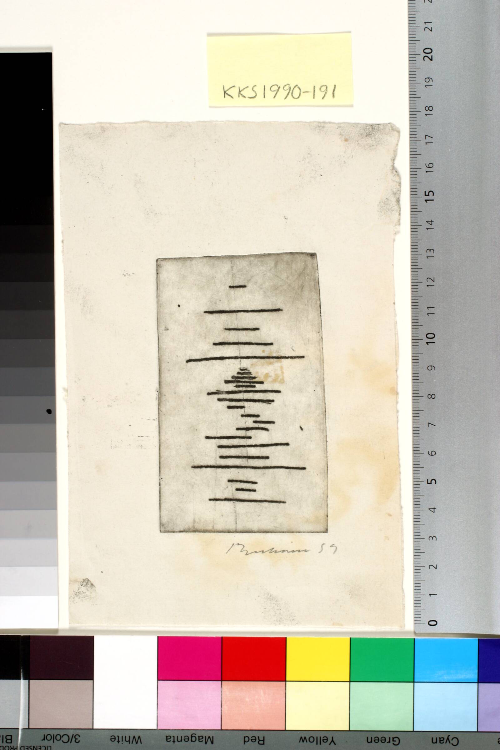 23 streger, Helge Bertram, 1959