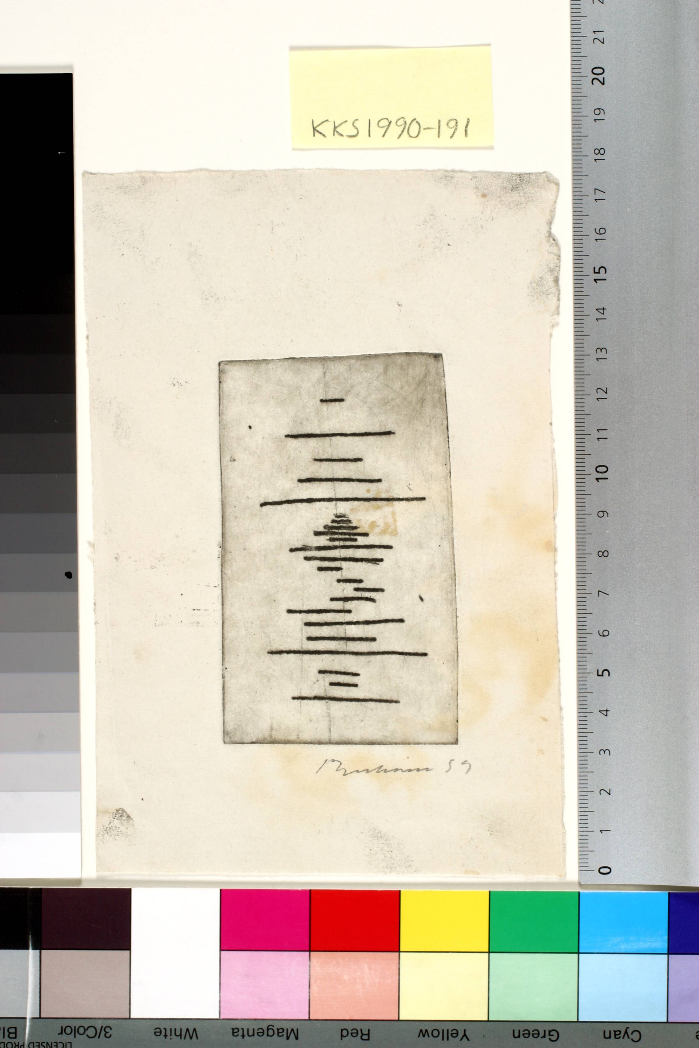 23 streger, Helge Bertram, 1959