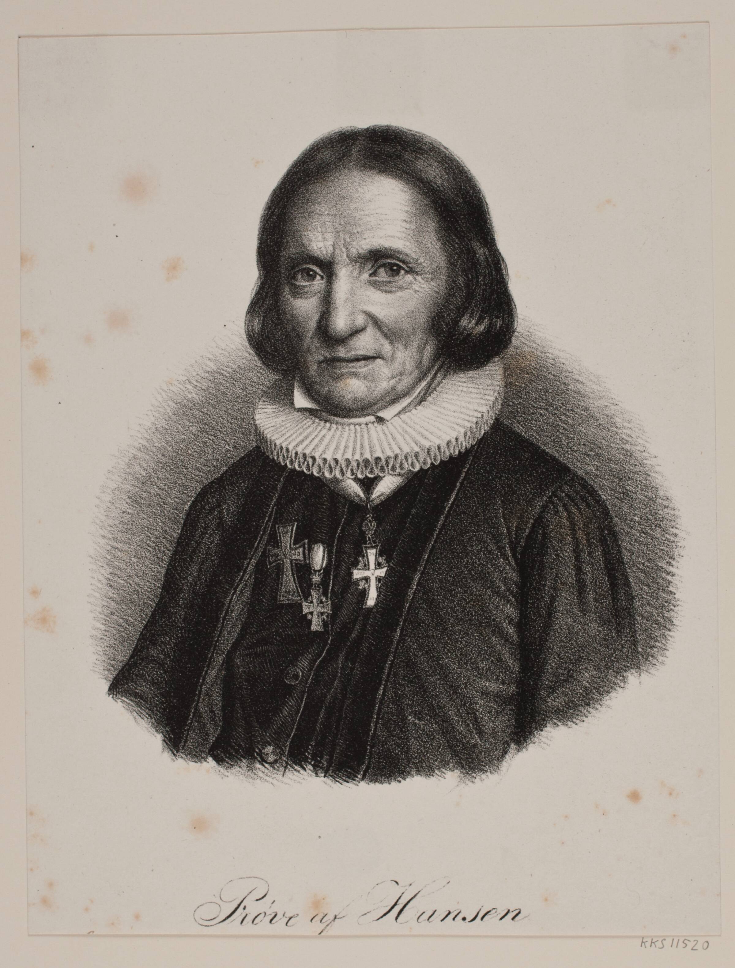 Rasmus Møller, Johann Ludwig Hansen, 1838