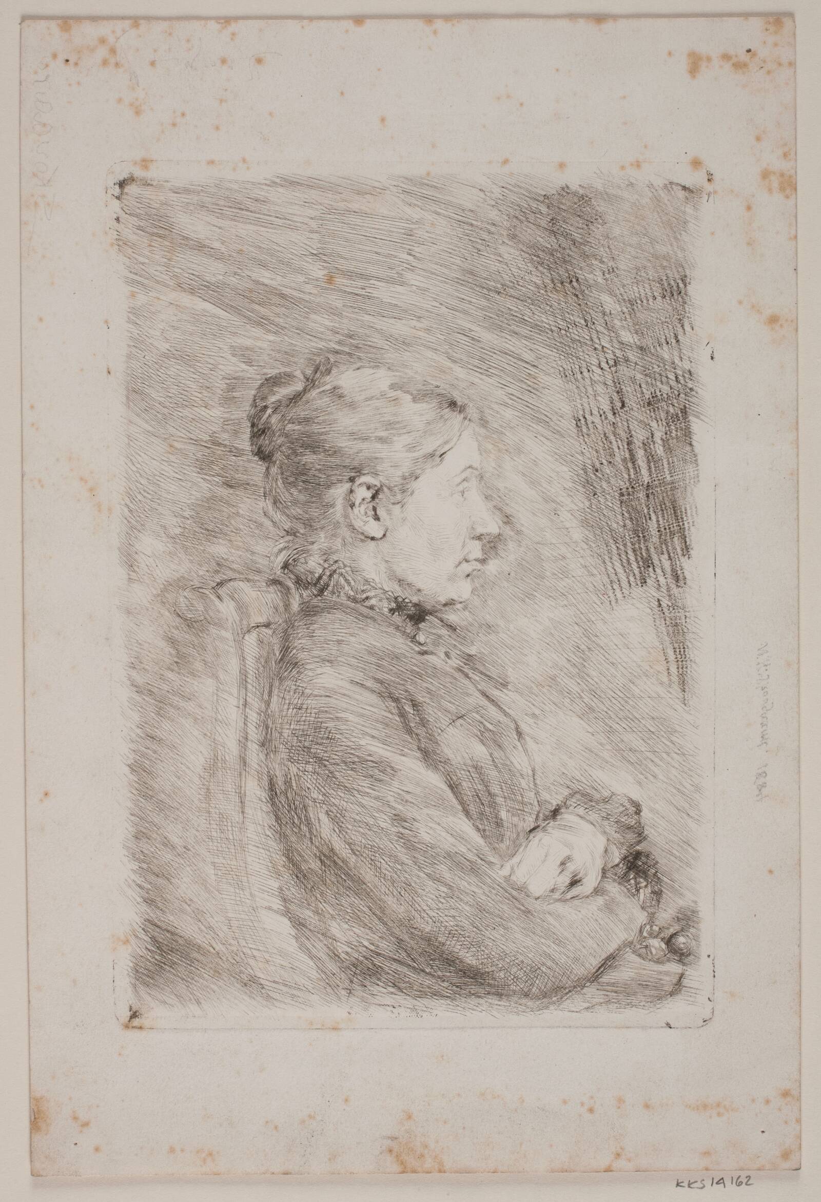 Faster Cathrine, Niels Skovgaard, 1884