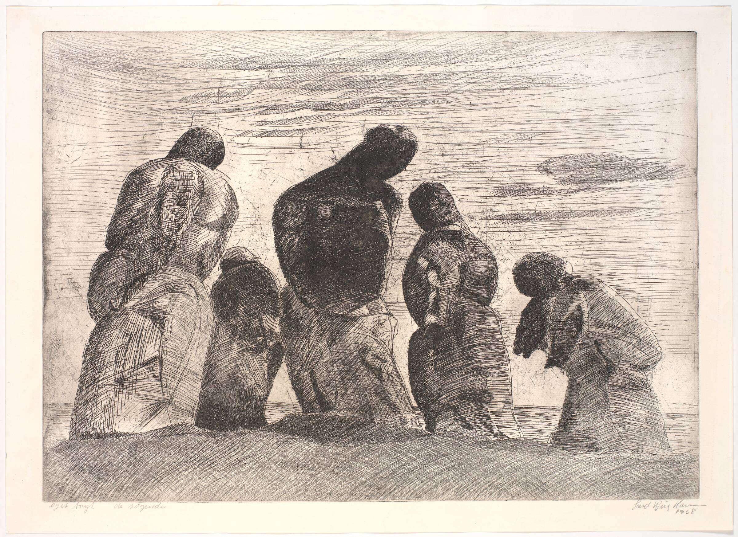 De søgende, Svend Wiig Hansen, 1958