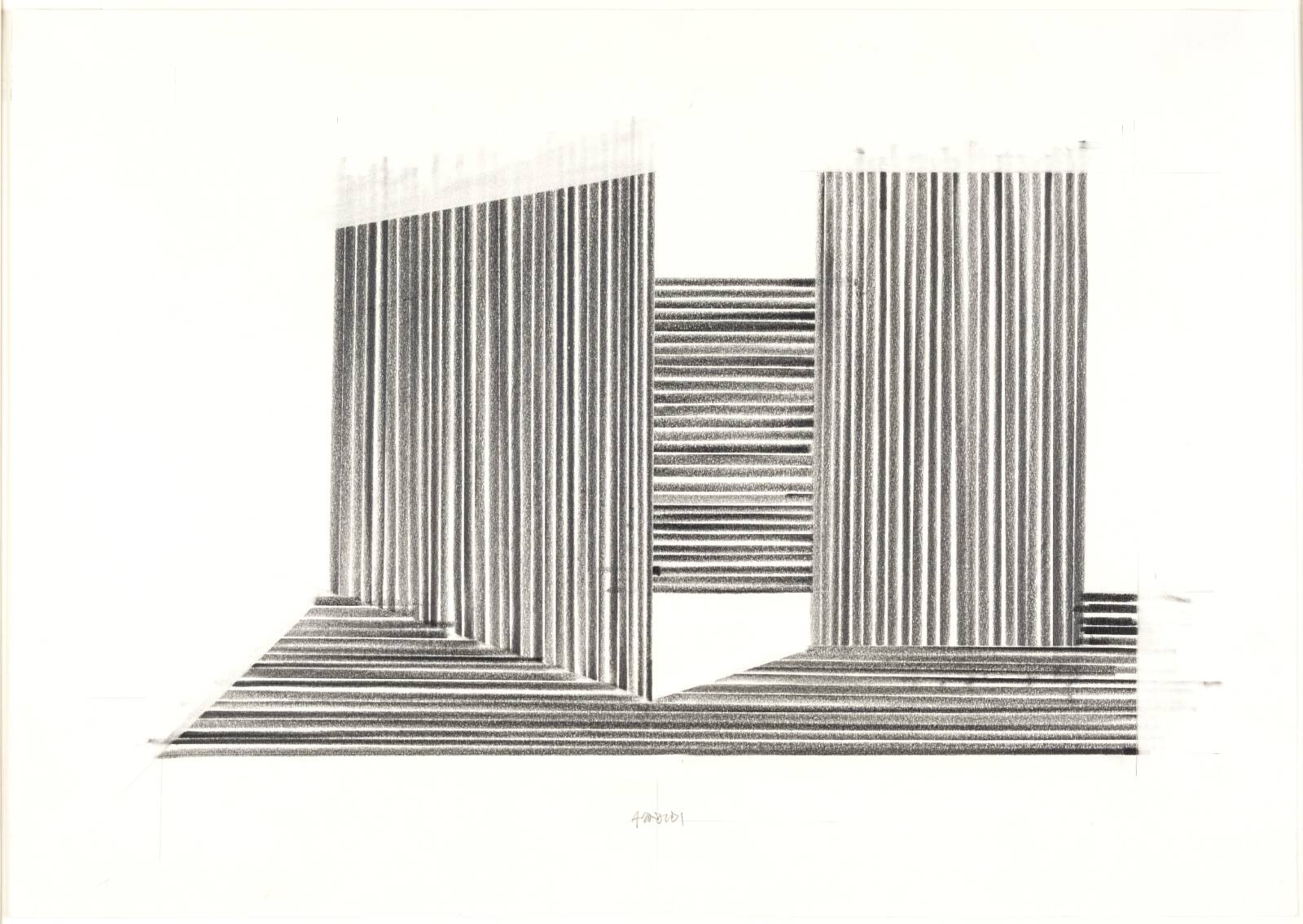 Scenebillede med udsigt, Per Arnoldi, 2013