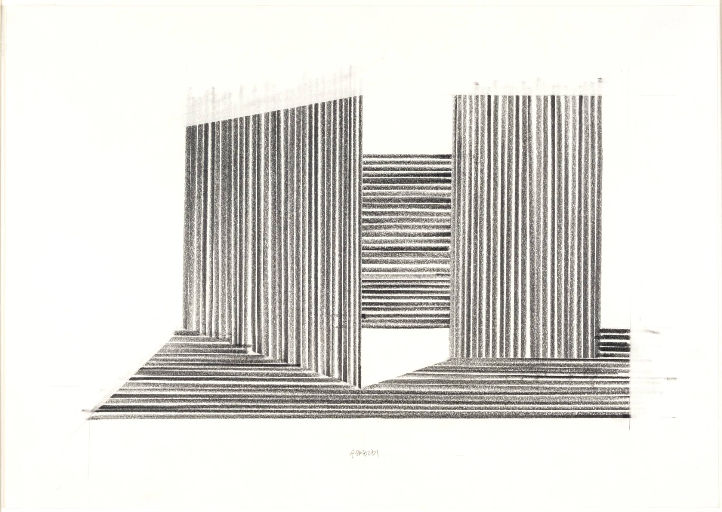 Scenebillede med udsigt, Per Arnoldi, 2013