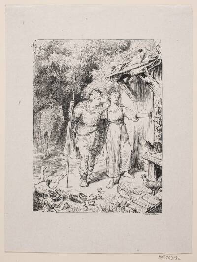 Illustration til "En moders barndomserindringer"