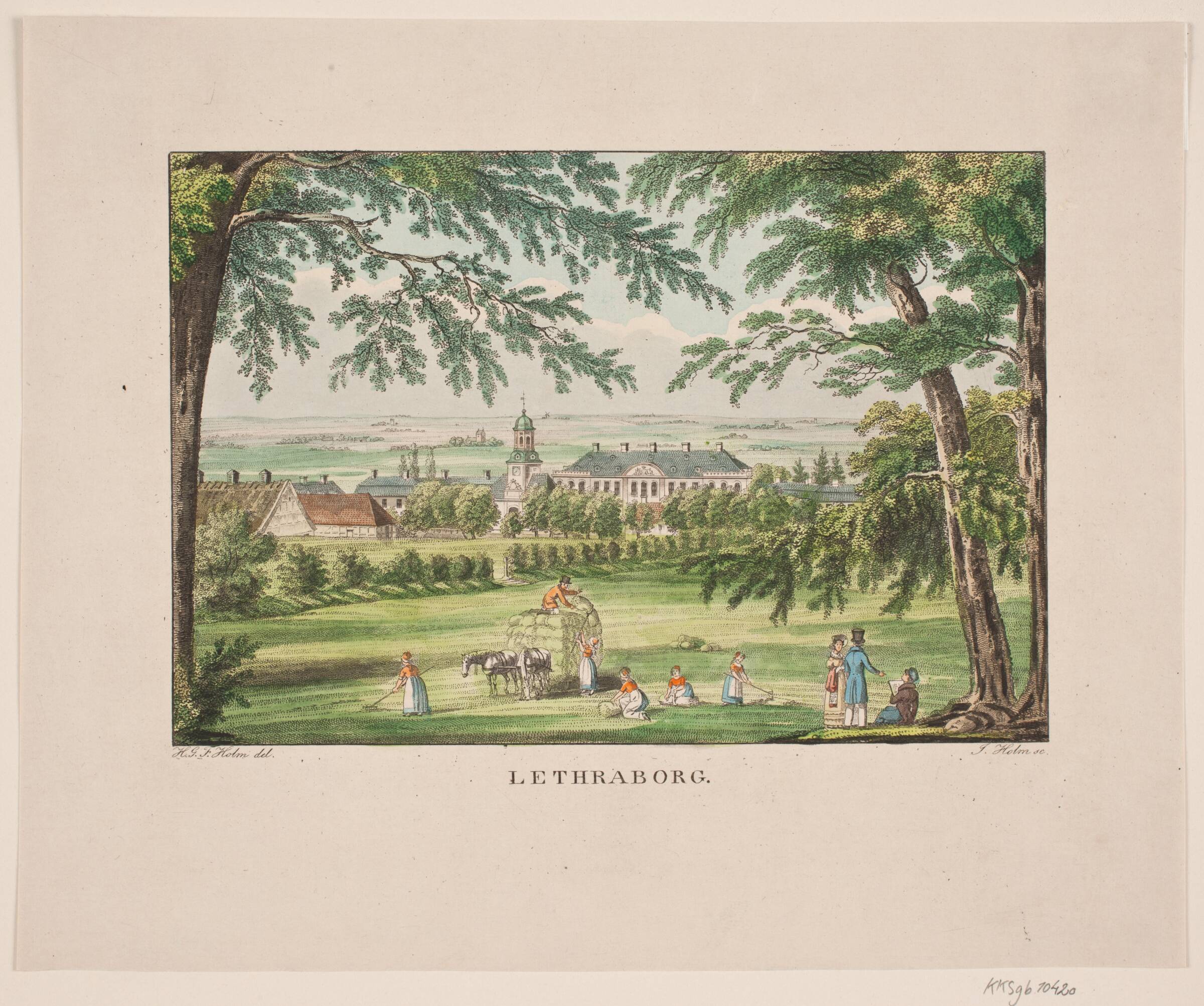 Lethraborg, Jens Holm, 1826