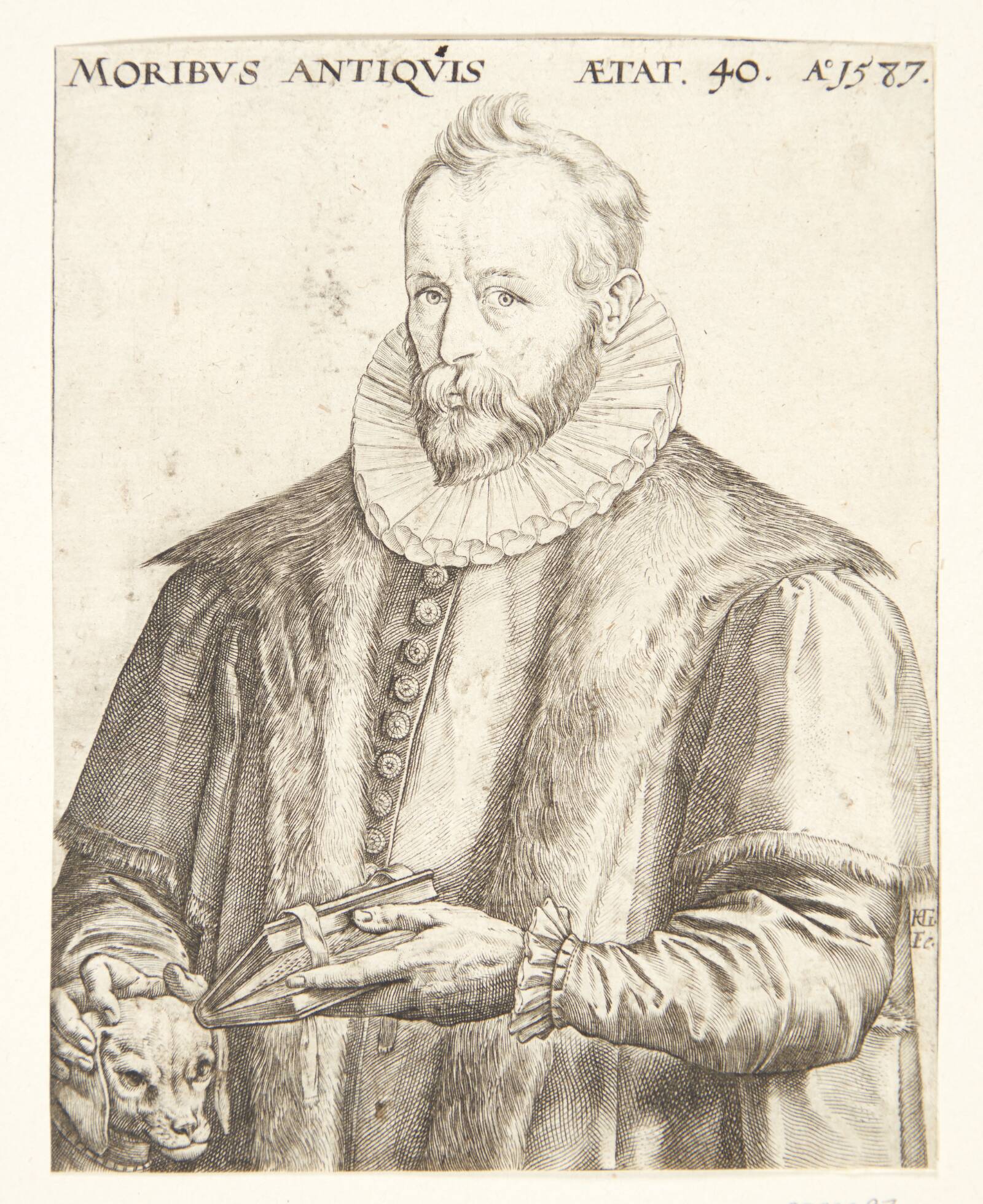 Justus Lipsius, Hendrick Goltzius, 1587
