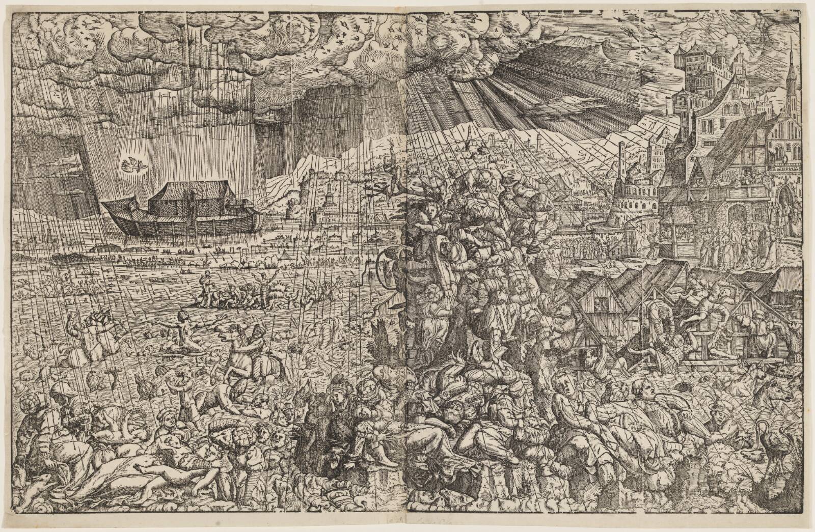 Syndfloden, Melchior Lorck, 1551