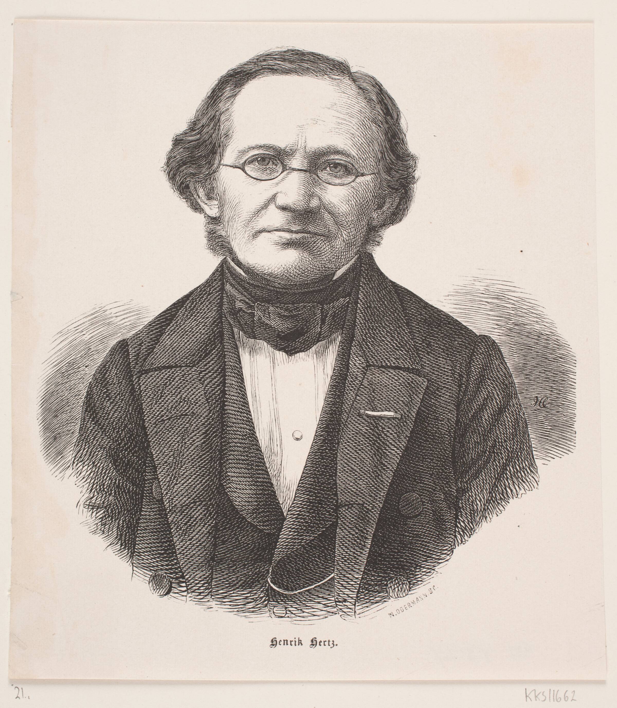 Henrik Hertz, Franz Wilhelm Obermann, 1830-1896