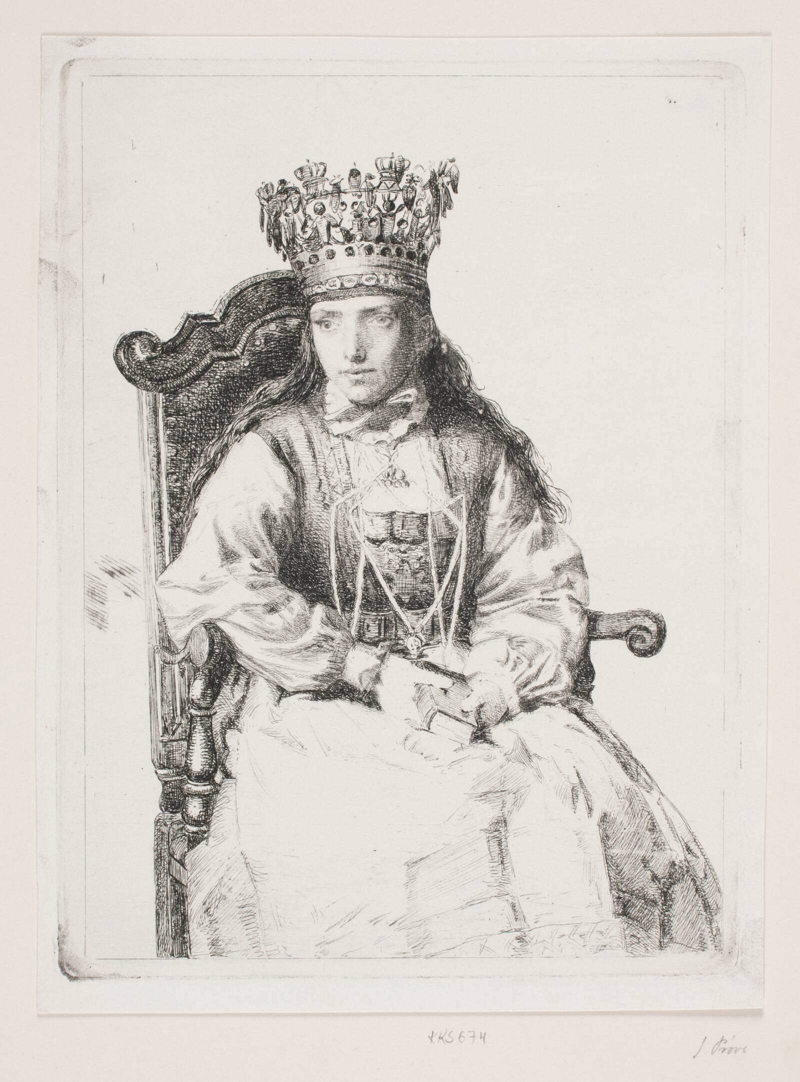 En norsk brud, Carl Bloch, 1883