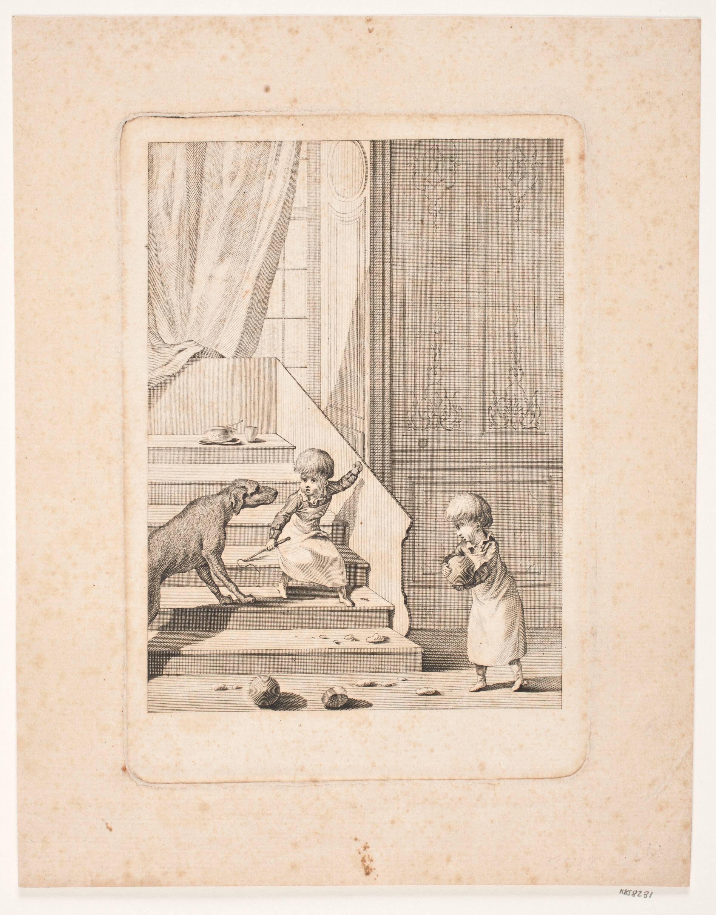 Kronprins Frederiks barnelege III, Georg Haas, 1772